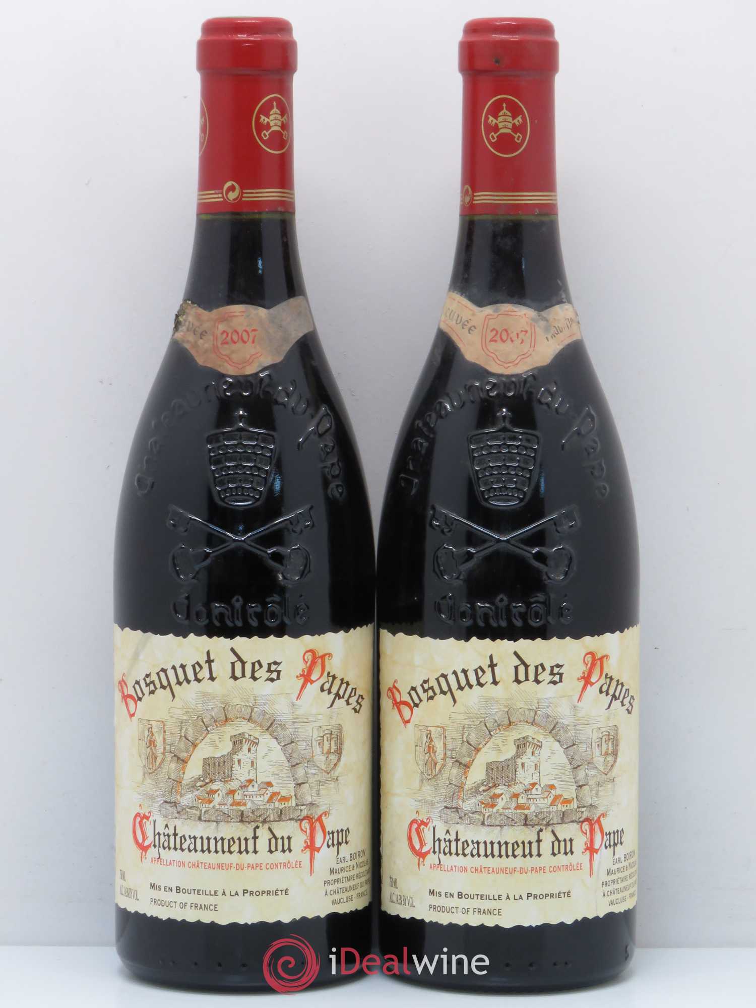 Châteauneuf-du-Pape Bosquet des Papes Cuvée Tradition 2007 - Lot de 2 bouteilles - 0