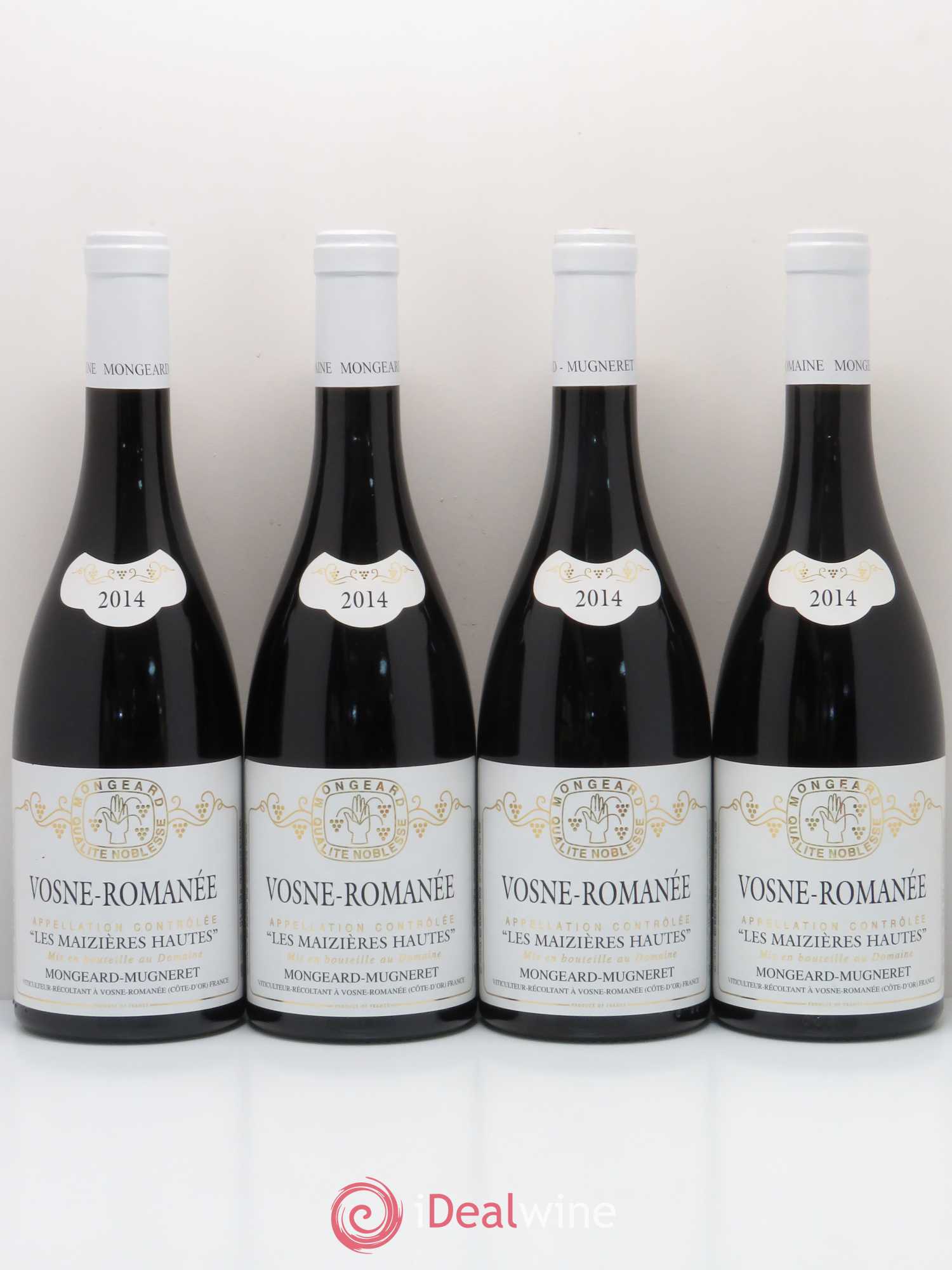 Vosne-Romanée Les Maizières Hautes Mongeard-Mugneret 2014 - Posten von 4 Flaschen - 0