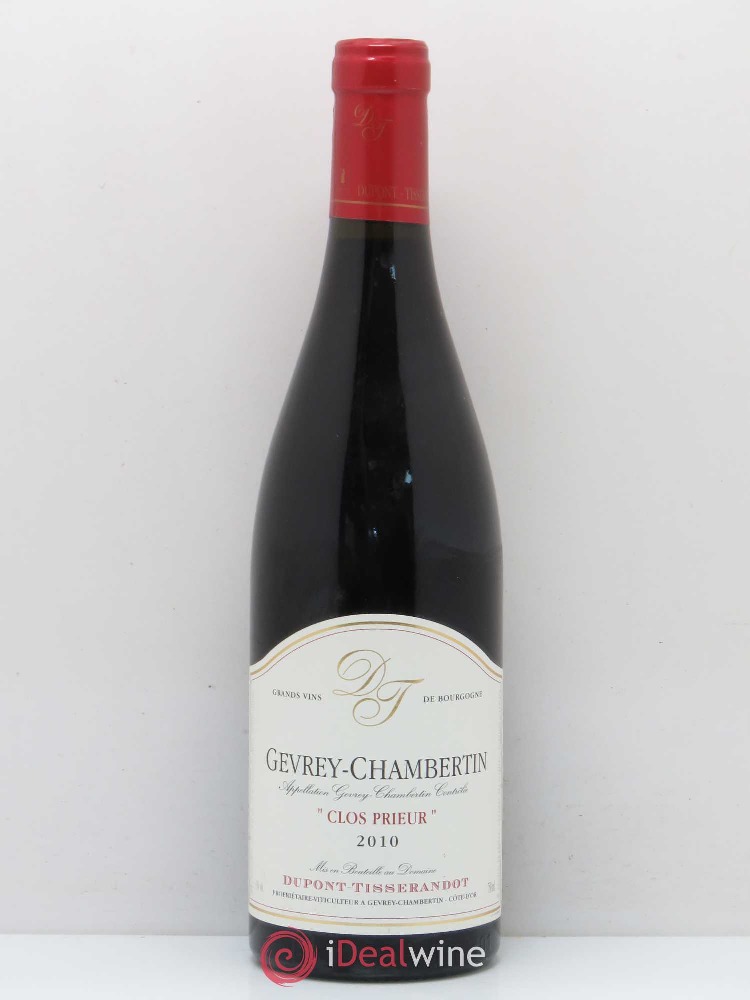 Gevrey-Chambertin Clos Prieur Dupont-Tisserandot 2010 - Posten von 1 Flasche - 0