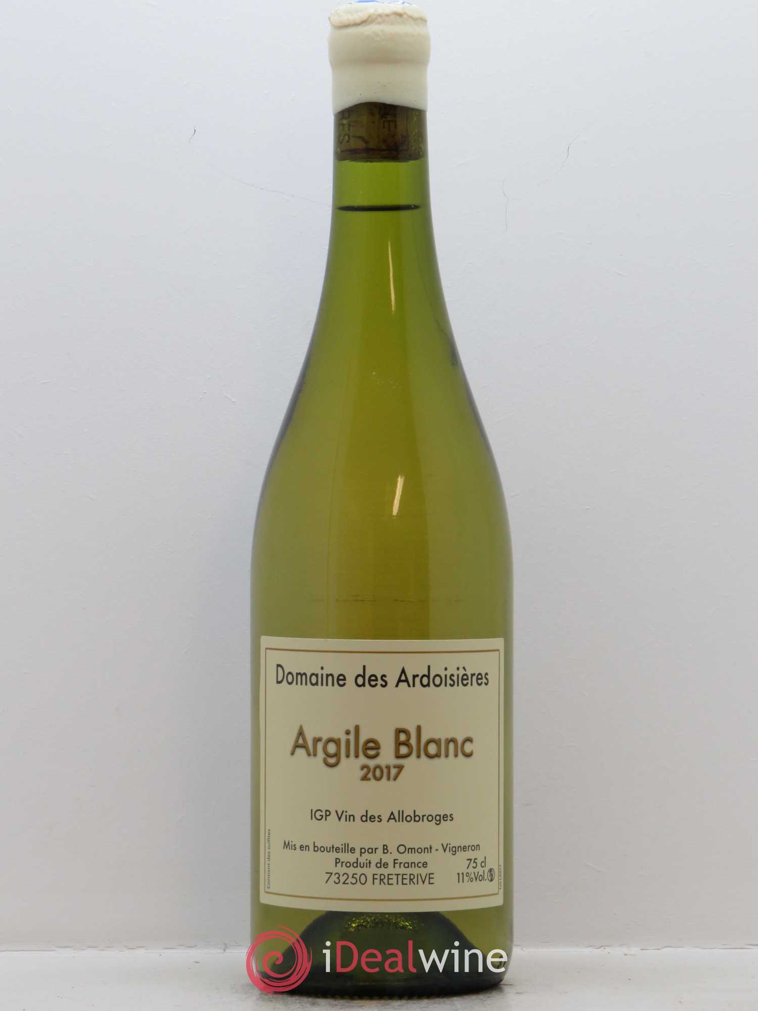 Vin des Allobroges Saint-Pierre-de-Soucy Argile Ardoisières (Domaine des) 2017 - Lot de 1 bouteille - 0