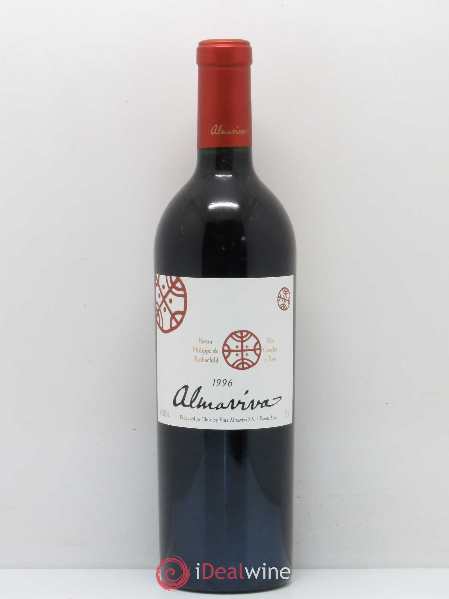 Chili Almaviva Baron P. de Rothschild Concha y Toro 1996 - Lot de 1 bouteille - 0