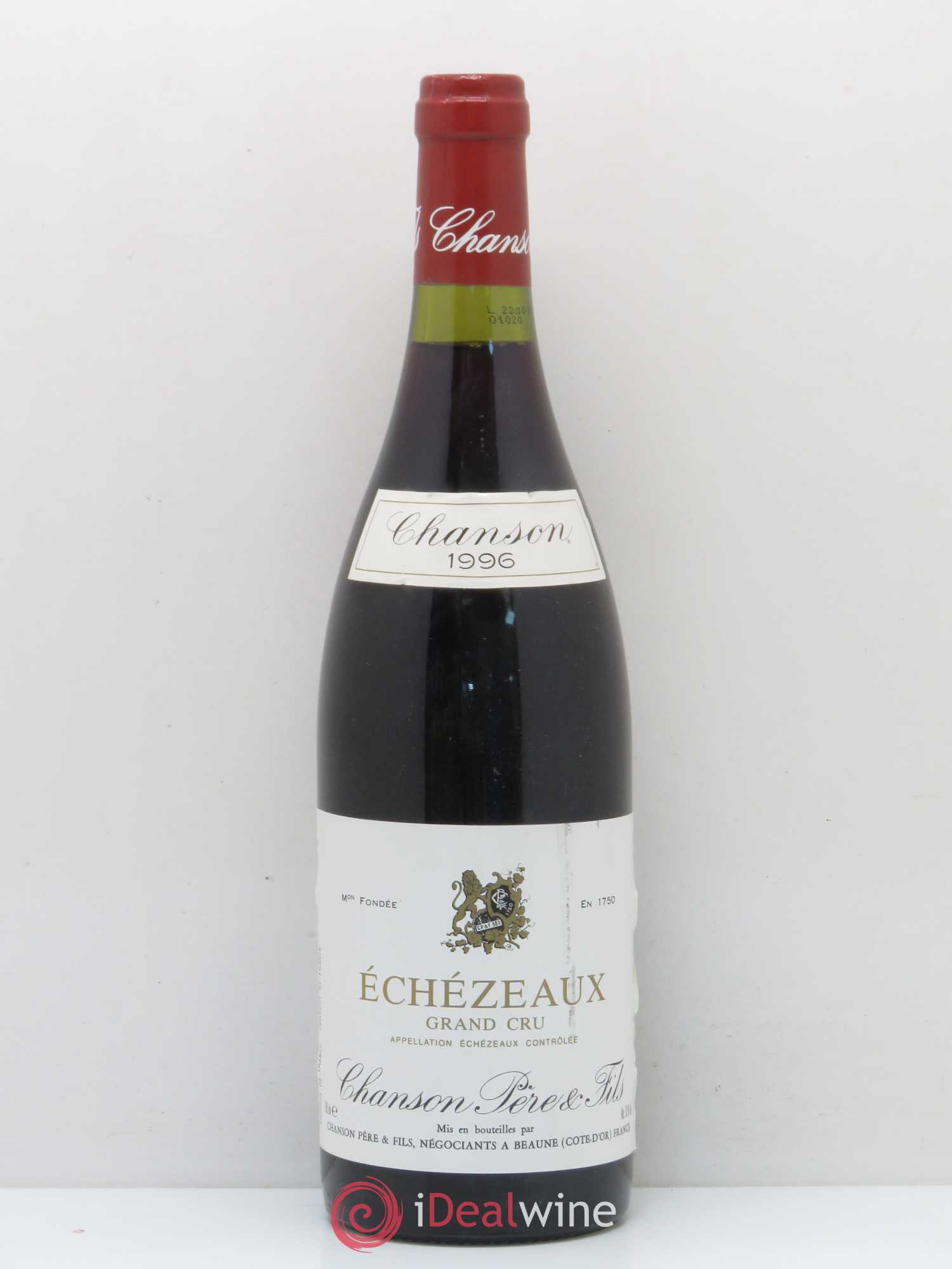 Echezeaux Grand Cru Chanson 1996 - Lot de 1 bouteille - 0