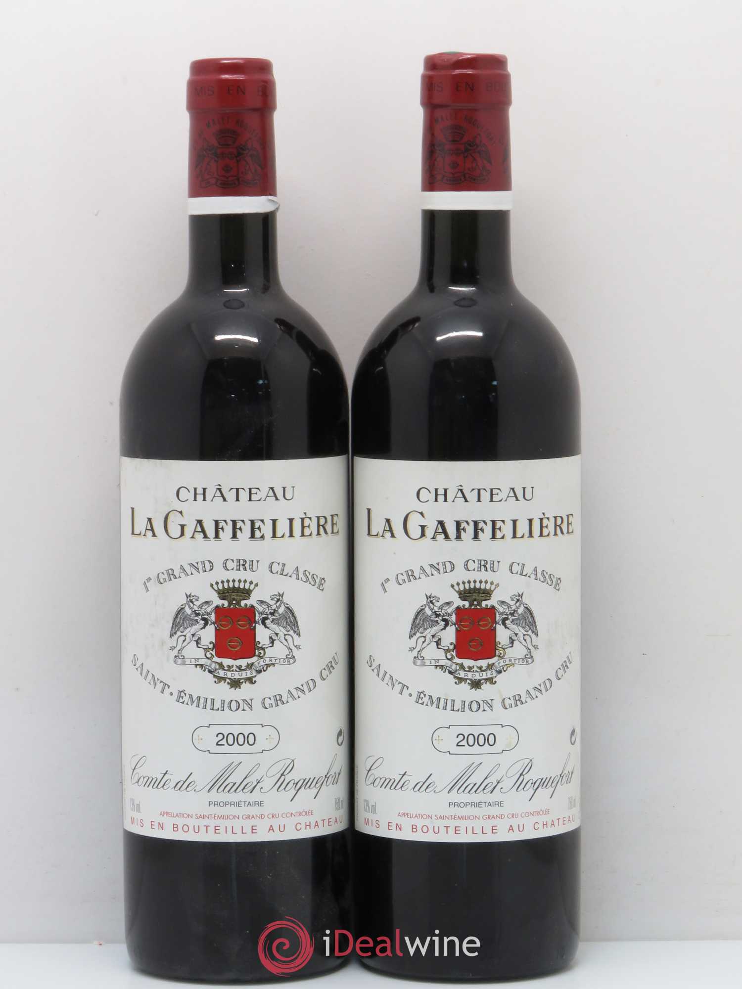 Château la Gaffelière 1er Grand Cru Classé B 2000 - Lot de 4 bouteilles - 0
