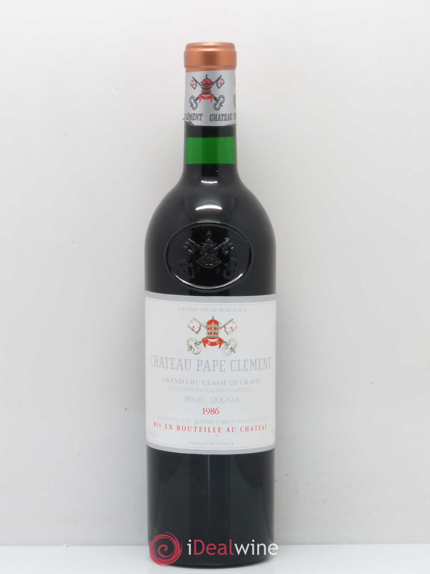 Château Pape Clément Cru Classé de Graves 1986 - Lot de 1 bouteille - 0
