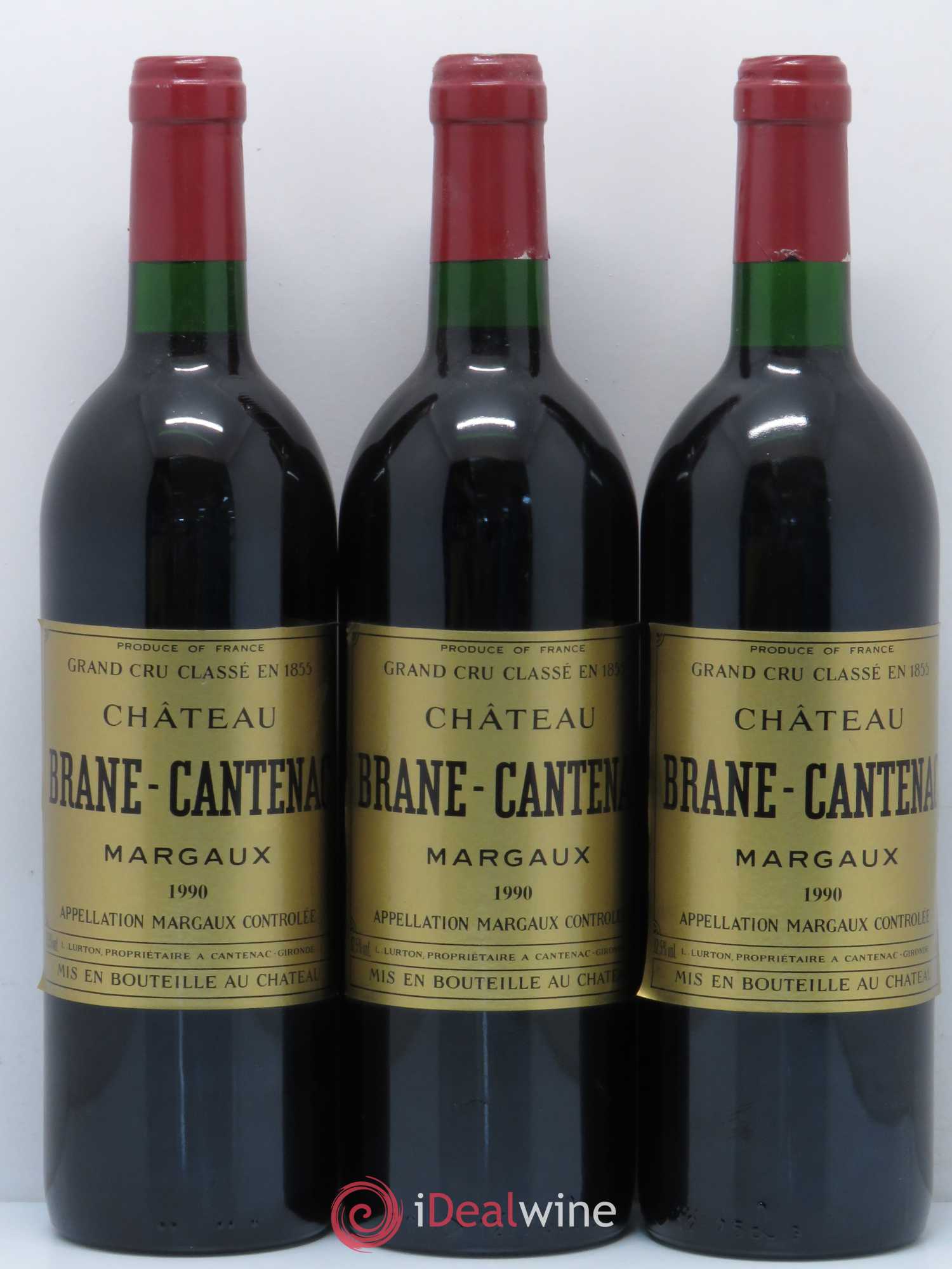 Château Brane Cantenac 2ème Grand Cru Classé 1990 - Lot de 6 bouteilles - 2