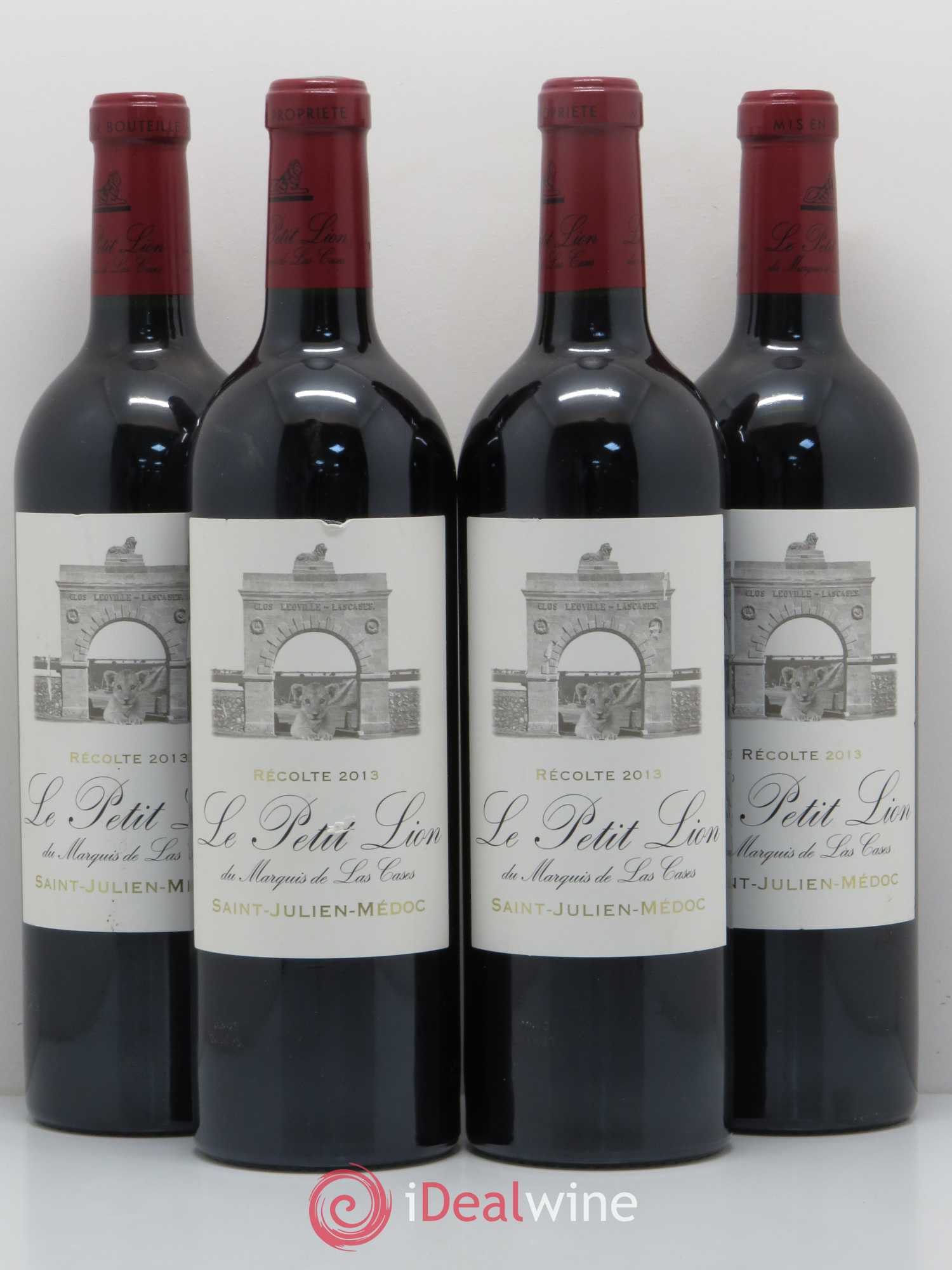 Le Petit Lion du Marquis de Las Cases Second Vin 2013 - Lot de 4 bouteilles - 0