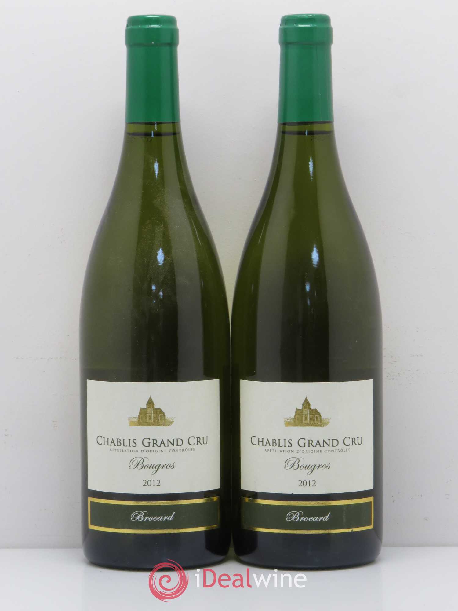 Chablis Grand Cru Bougros Brocard 2012 - Posten von 2 Flaschen - 0