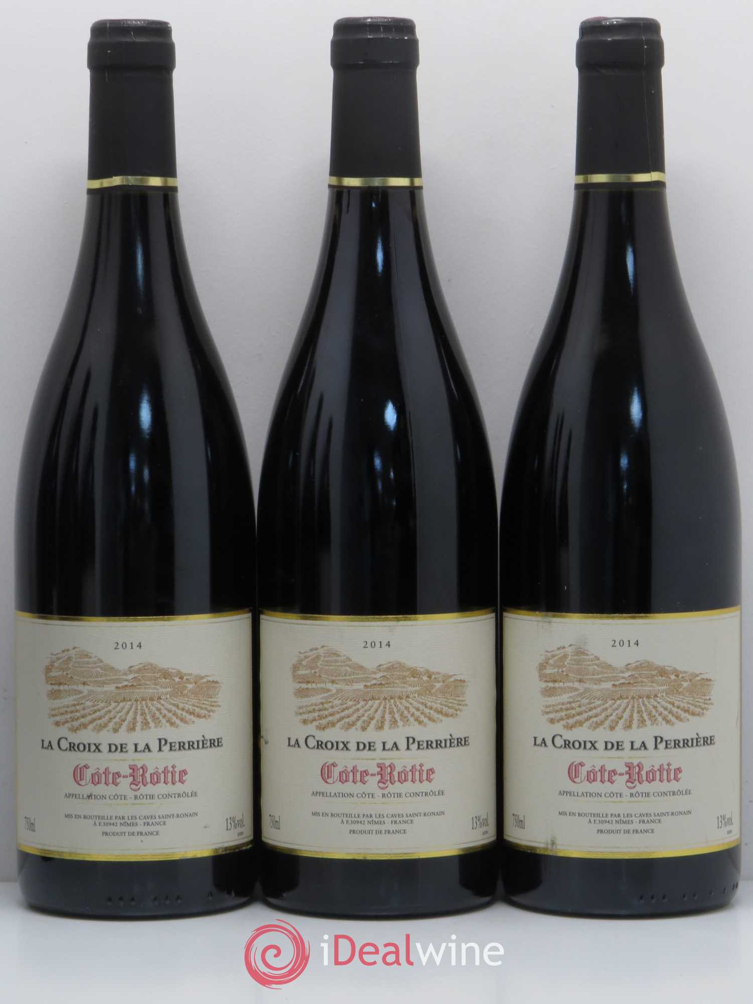 Côte-Rôtie La Croix De La Perriere 2014 - Posten von 6 Flaschen - 1