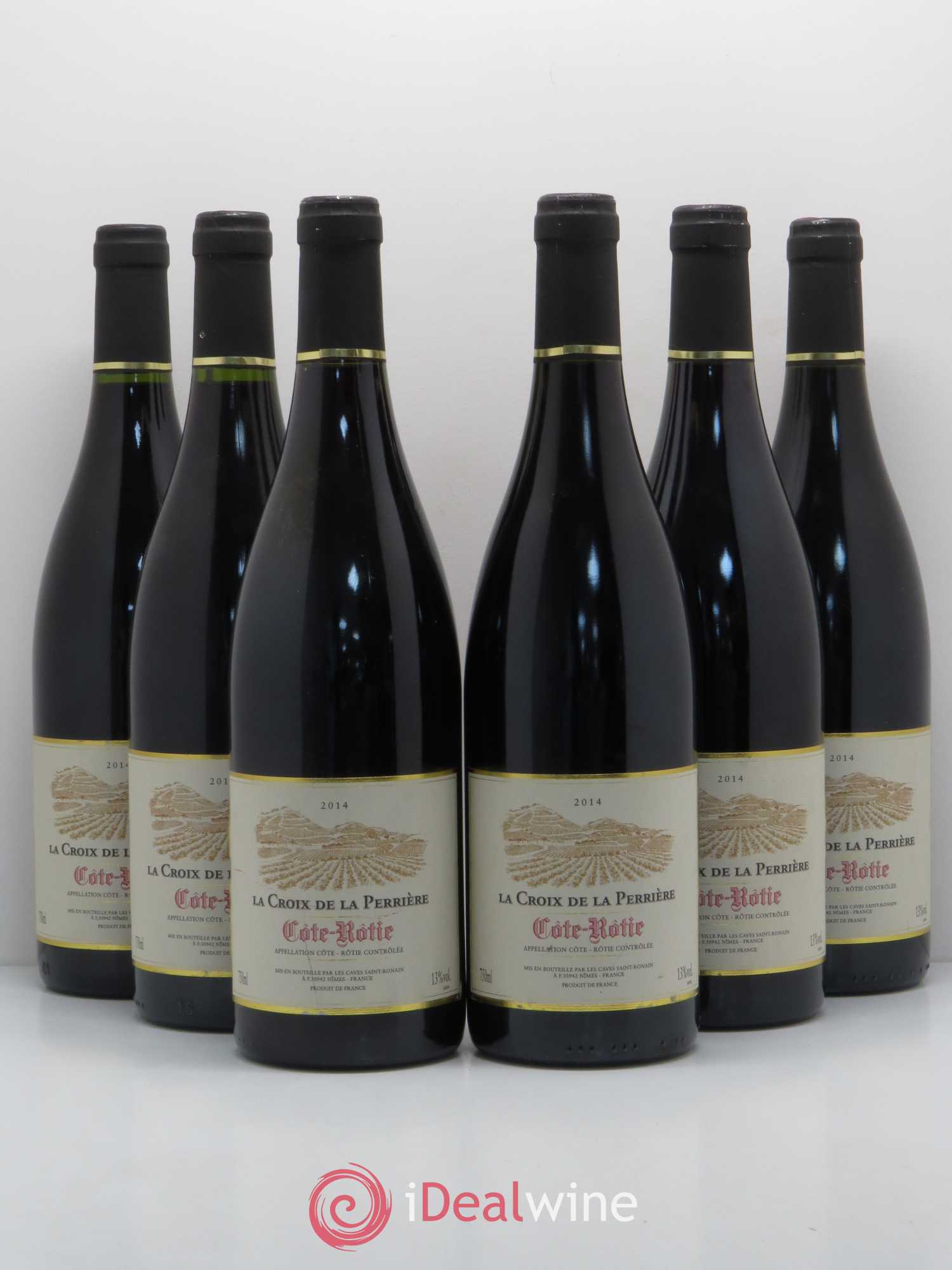 Côte-Rôtie La Croix De La Perriere 2014 - Posten von 6 Flaschen - 0