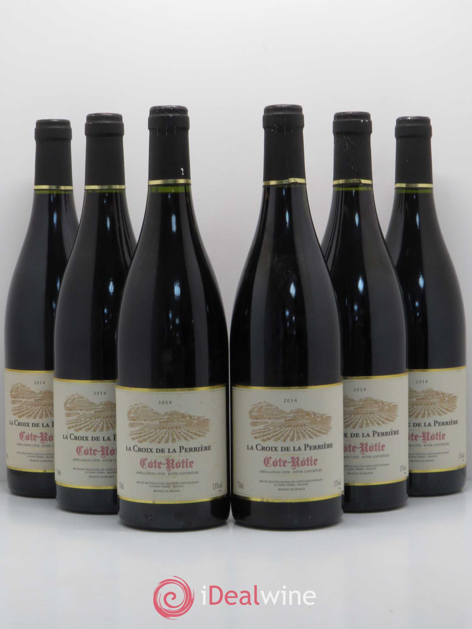 Côte-Rôtie La Croix De La Perriere 2014 - Posten von 6 Flaschen - 0