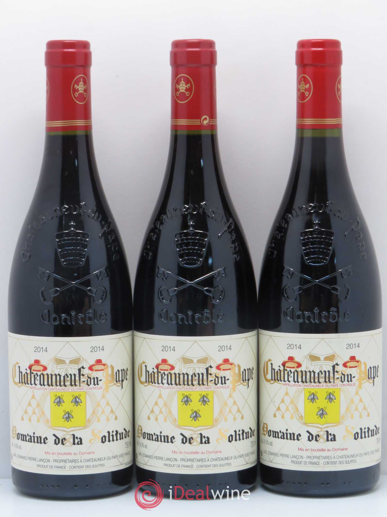 Châteauneuf-du-Pape Domaine de la solitude 2014 - Posten von 6 Flaschen - 2