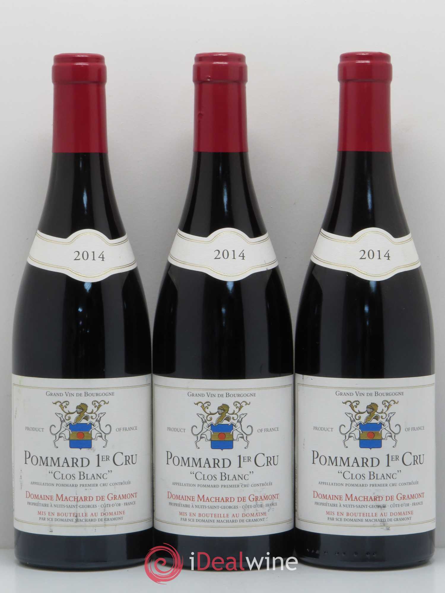 Pommard 1er Cru Clos Blanc Machard de Gramont 2014 - Posten von 3 Flaschen - 0