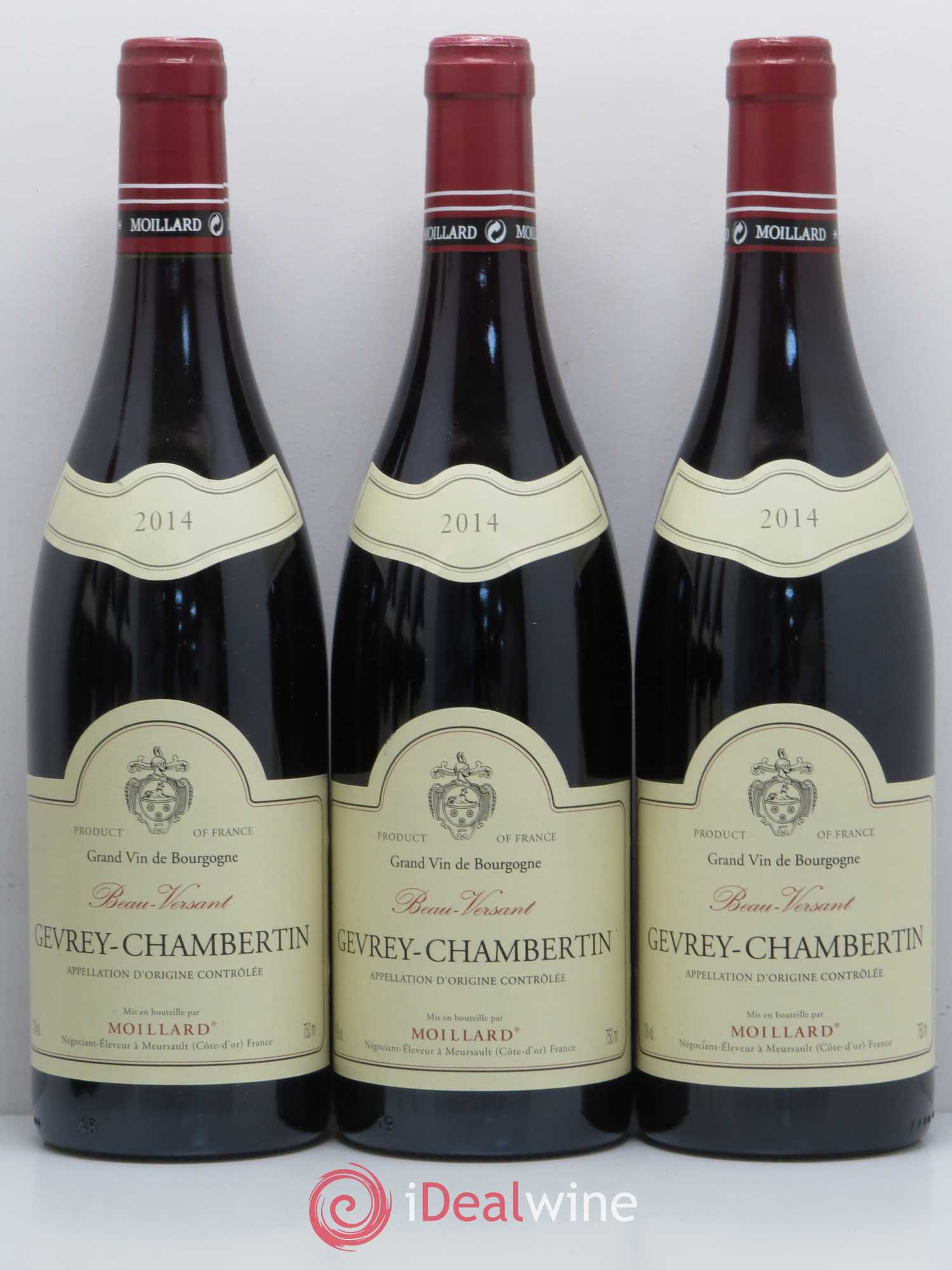 Gevrey-Chambertin Beau Versant Moillard 2014 - Lot de 6 bouteilles - 1