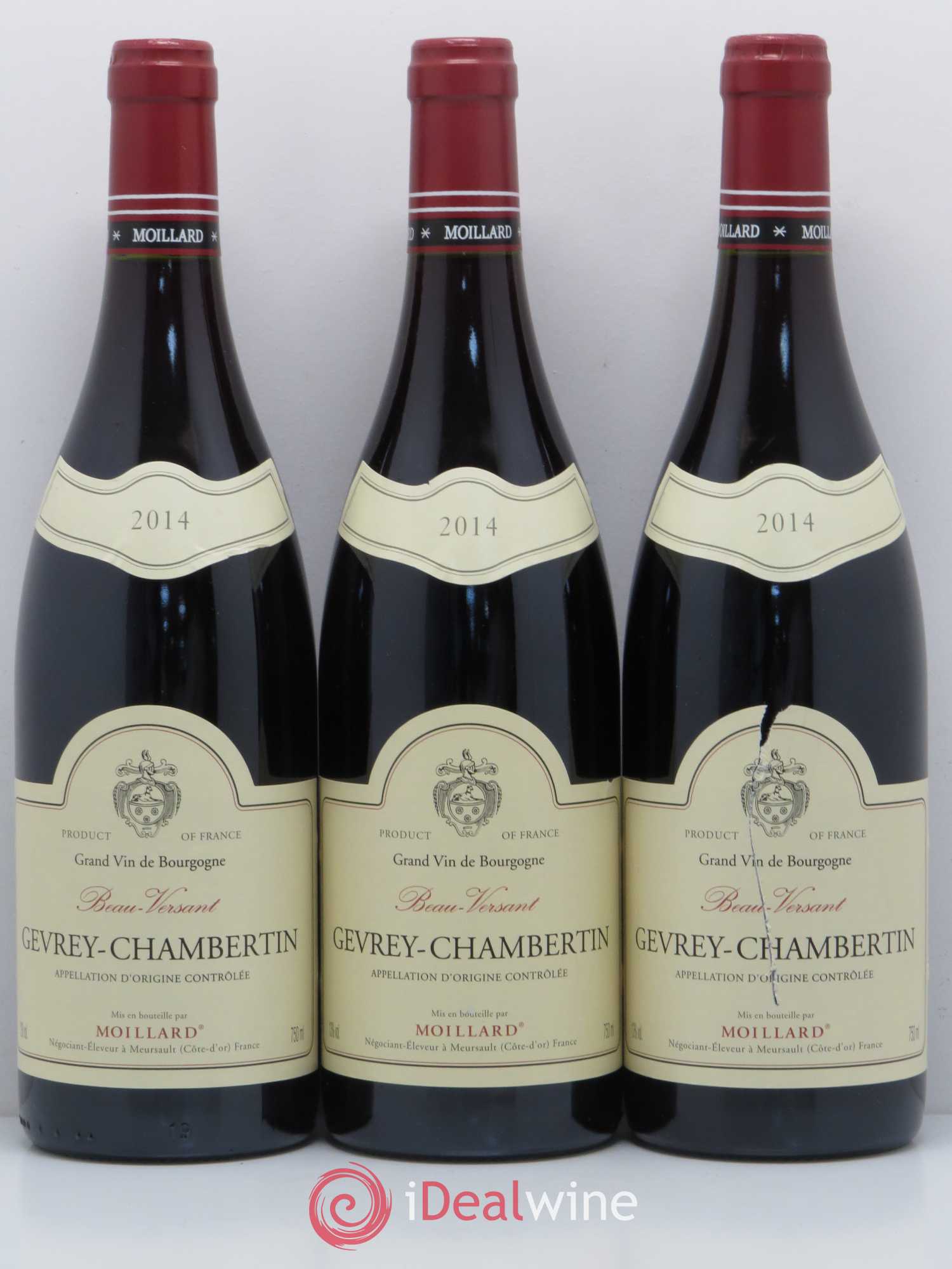Gevrey-Chambertin Beau Versant Moillard 2014 - Lot de 6 bouteilles - 2