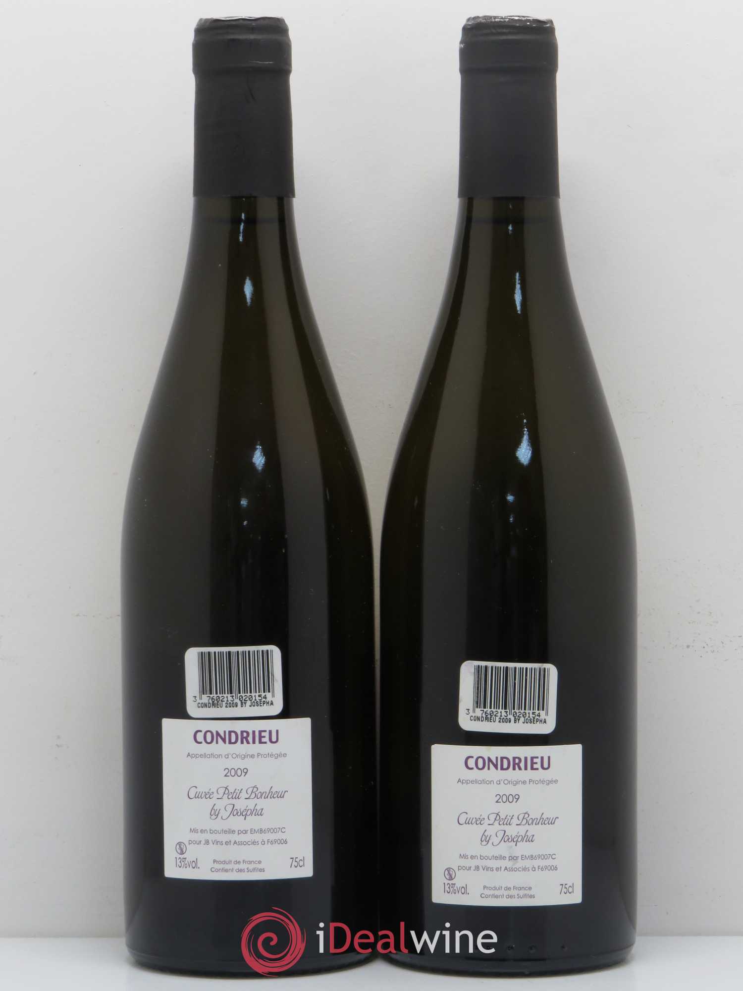 Condrieu Cuvée Petit Bonheur Josepha (sans prix de réserve) 2009 - Posten von 5 Flaschen - 4