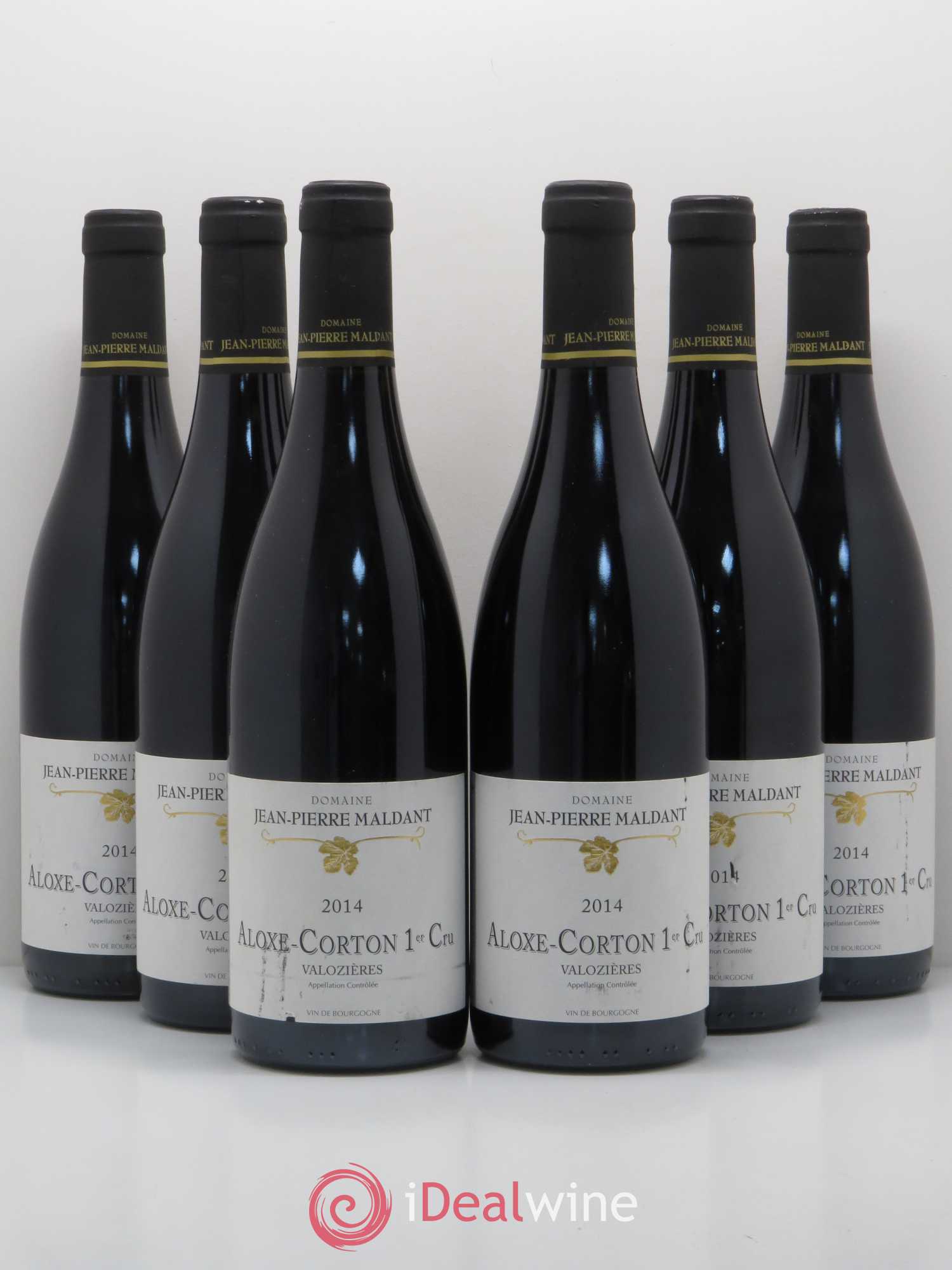 Aloxe-Corton 1er Cru Valozieres Domaine Jean-Pierre Maldant (sans prix de réserve) 2014 - Posten von 6 Flaschen - 0