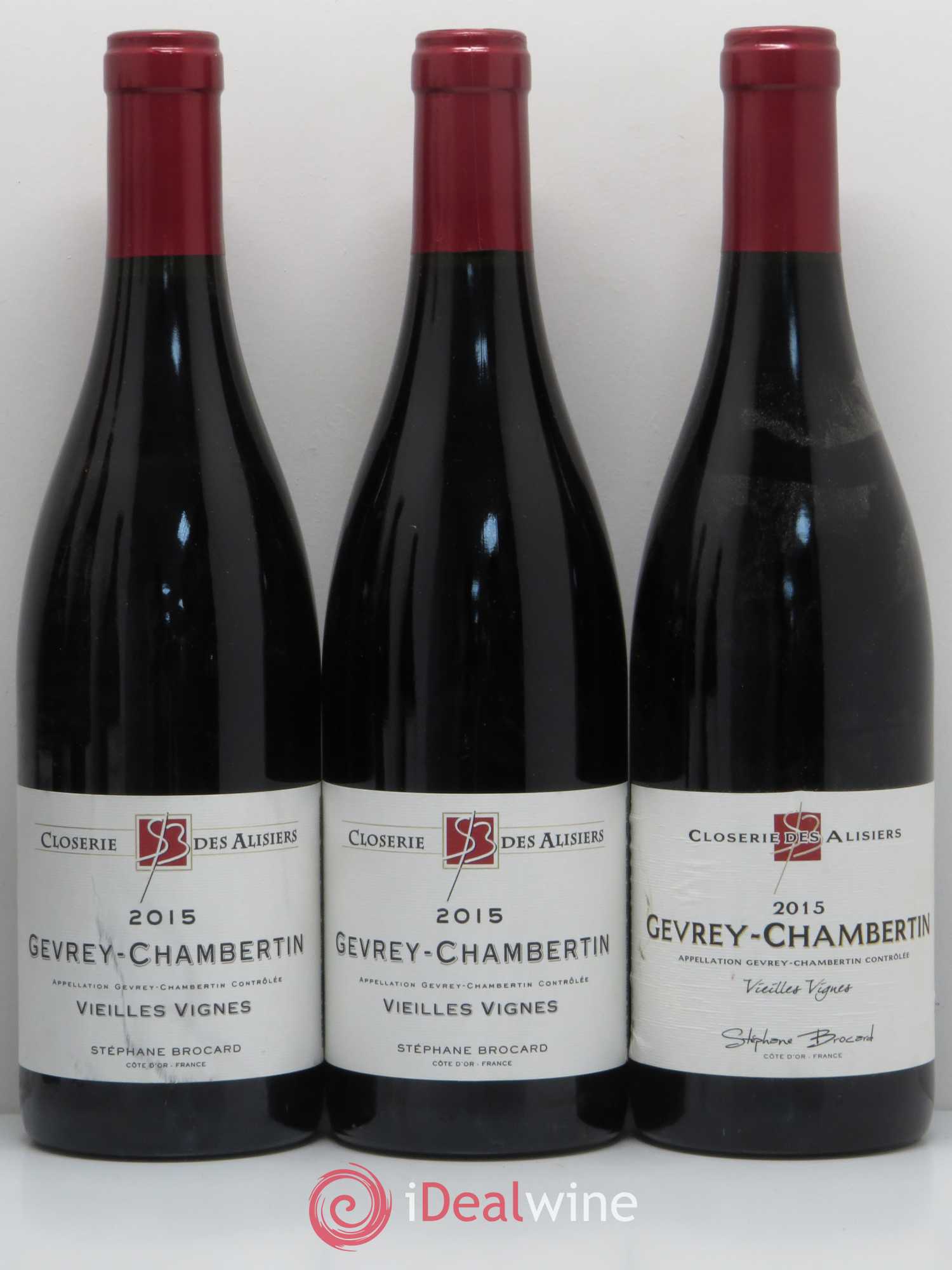 Gevrey-Chambertin Vieilles Vignes Closerie Des Alisiers Stephane Brocard 2015 - Lot de 6 bouteilles - 1