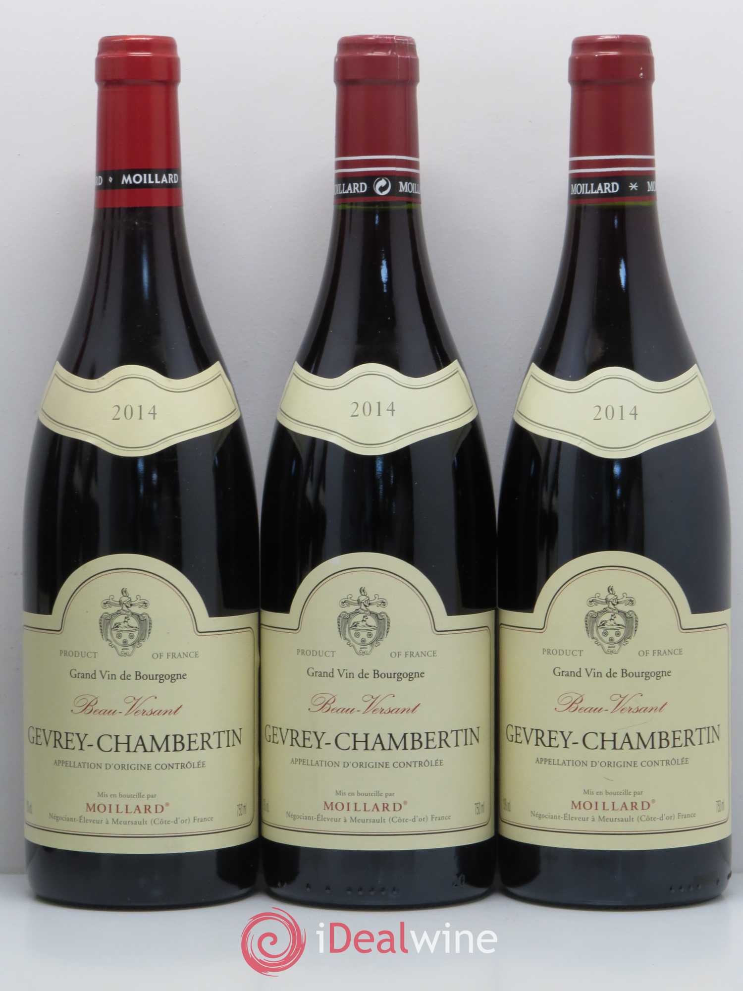 Gevrey-Chambertin Beau Versant Moillard 2014 - Lot de 6 bouteilles - 1