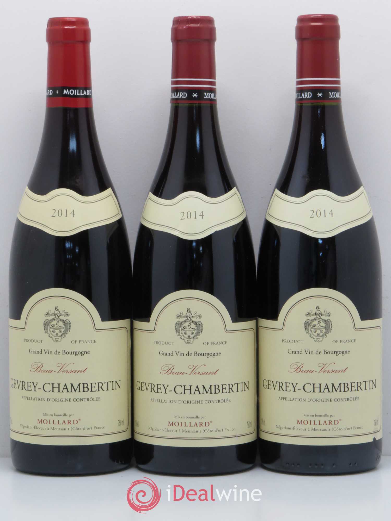 Gevrey-Chambertin Beau Versant Moillard 2014 - Lot de 6 bouteilles - 2