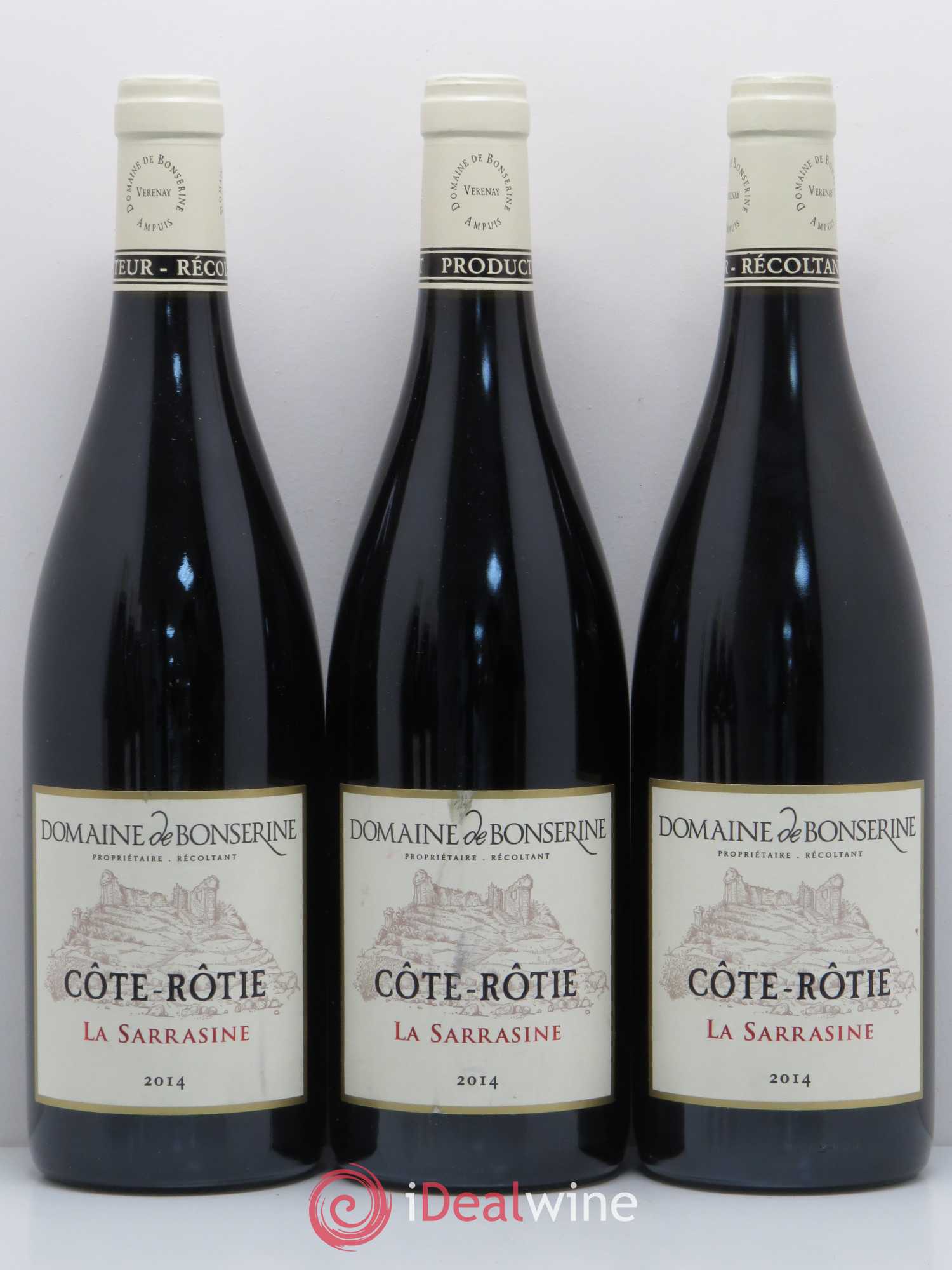 Côte-Rôtie La Sarrasine Bonserine (Domaine de) 2014 - Lot de 6 bouteilles - 1
