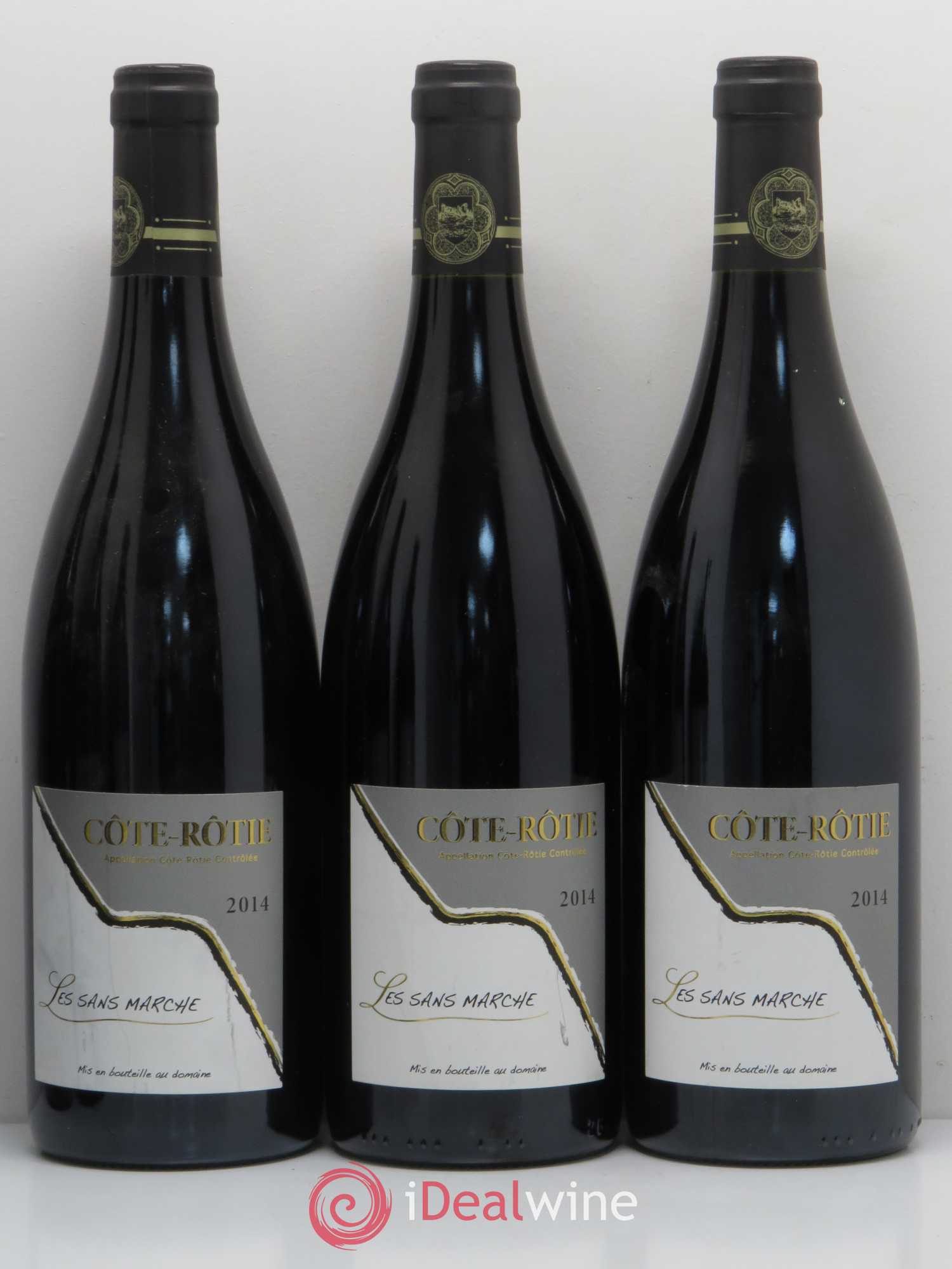 Côte-Rôtie Les Sans Marche (sans prix de réserve) 2014 - Lot de 6 bouteilles - 1