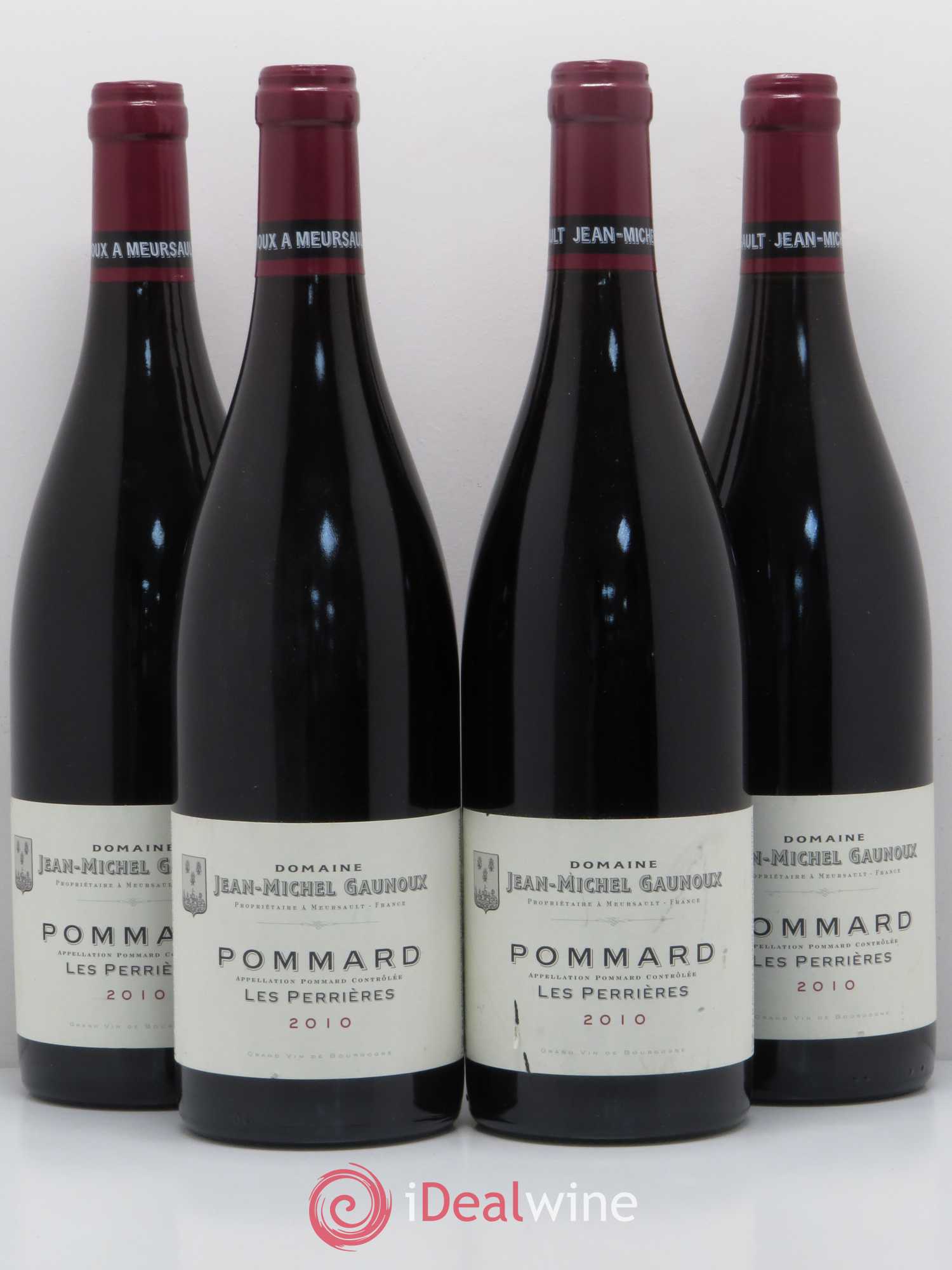 Pommard Les Perrières Domaine Jean Michel Gaunoux (sans prix de réserve) 2010 - Lot de 4 bouteilles - 0