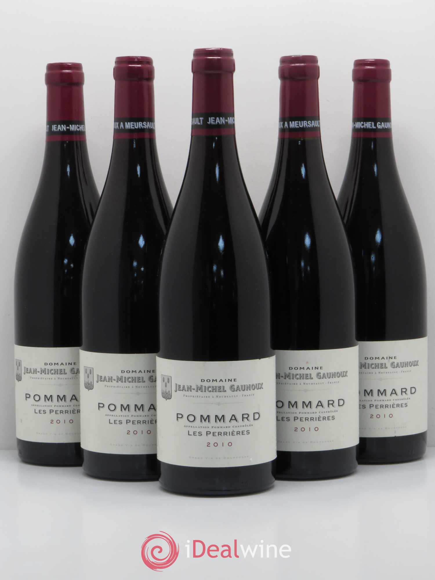 Pommard Les Perrières Domaine Jean Michel Gaunoux 2010 - Posten von 5 Flaschen - 0
