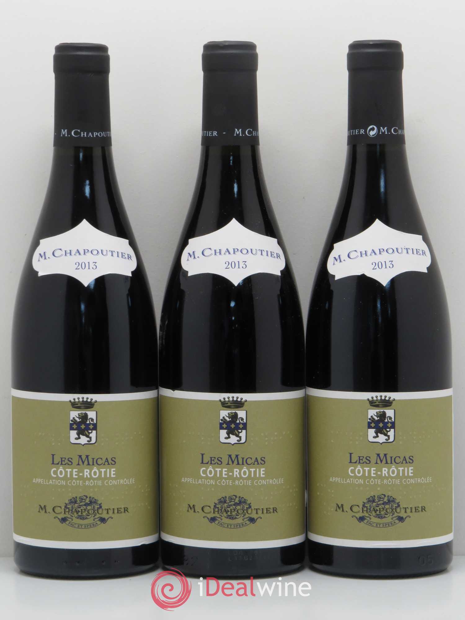 Côte-Rôtie Chapoutier Les Micas Chapoutier 2013 - Posten von 6 Flaschen - 2