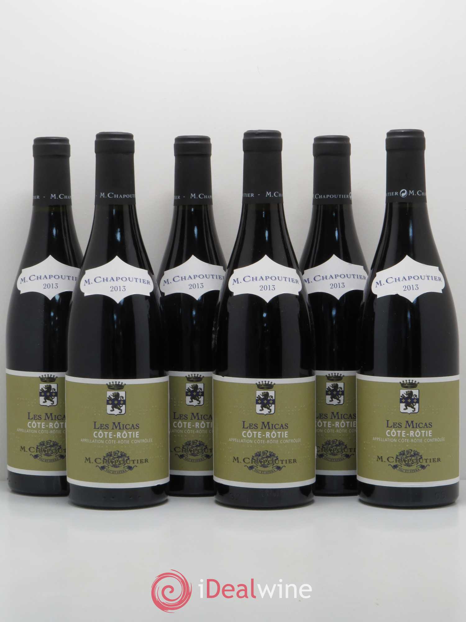 Côte-Rôtie Chapoutier Les Micas Chapoutier 2013 - Posten von 6 Flaschen - 0