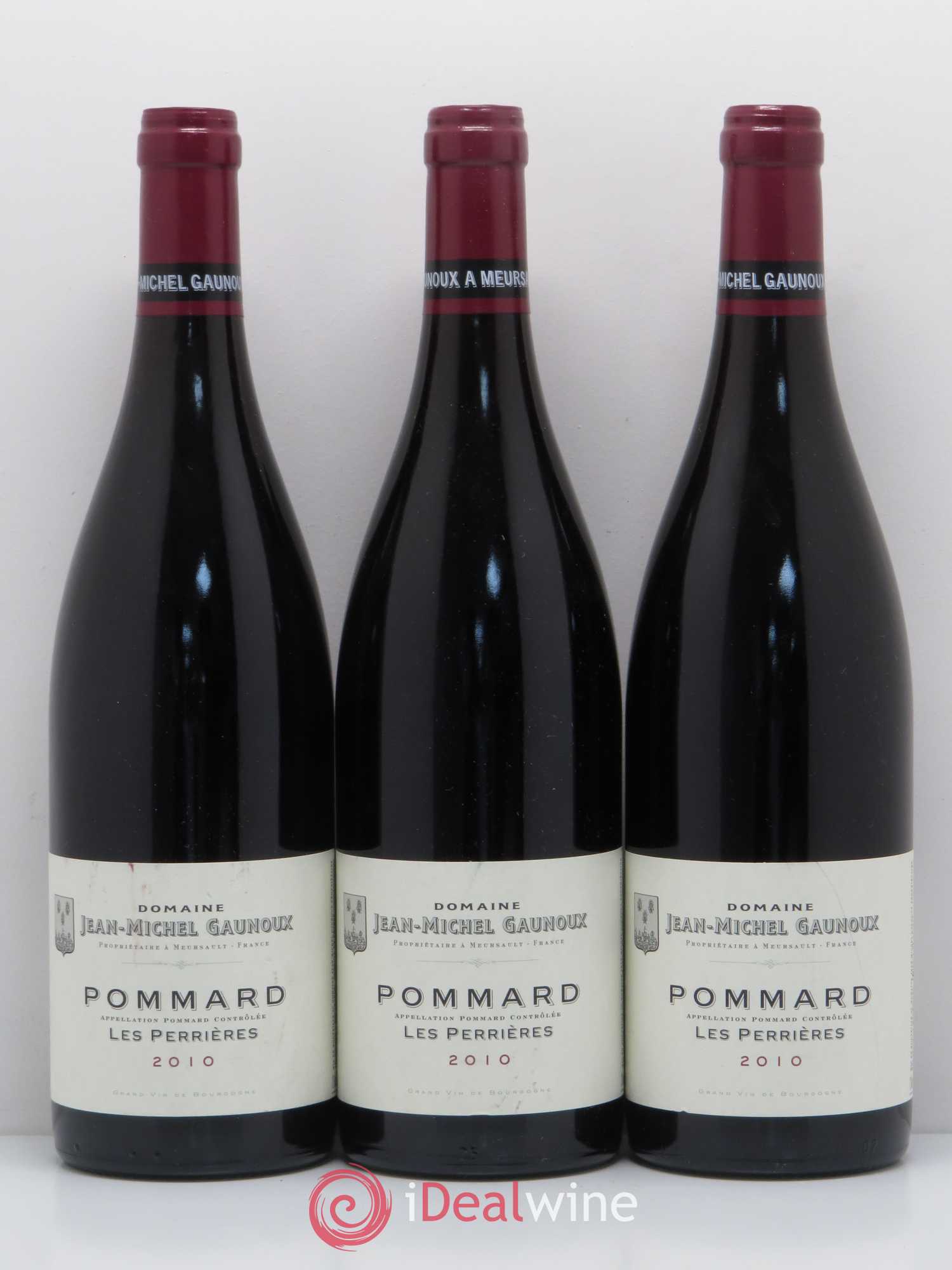 Pommard Les Perrières Domaine Jean Michel Gaunoux 2010 - Posten von 3 Flaschen - 0