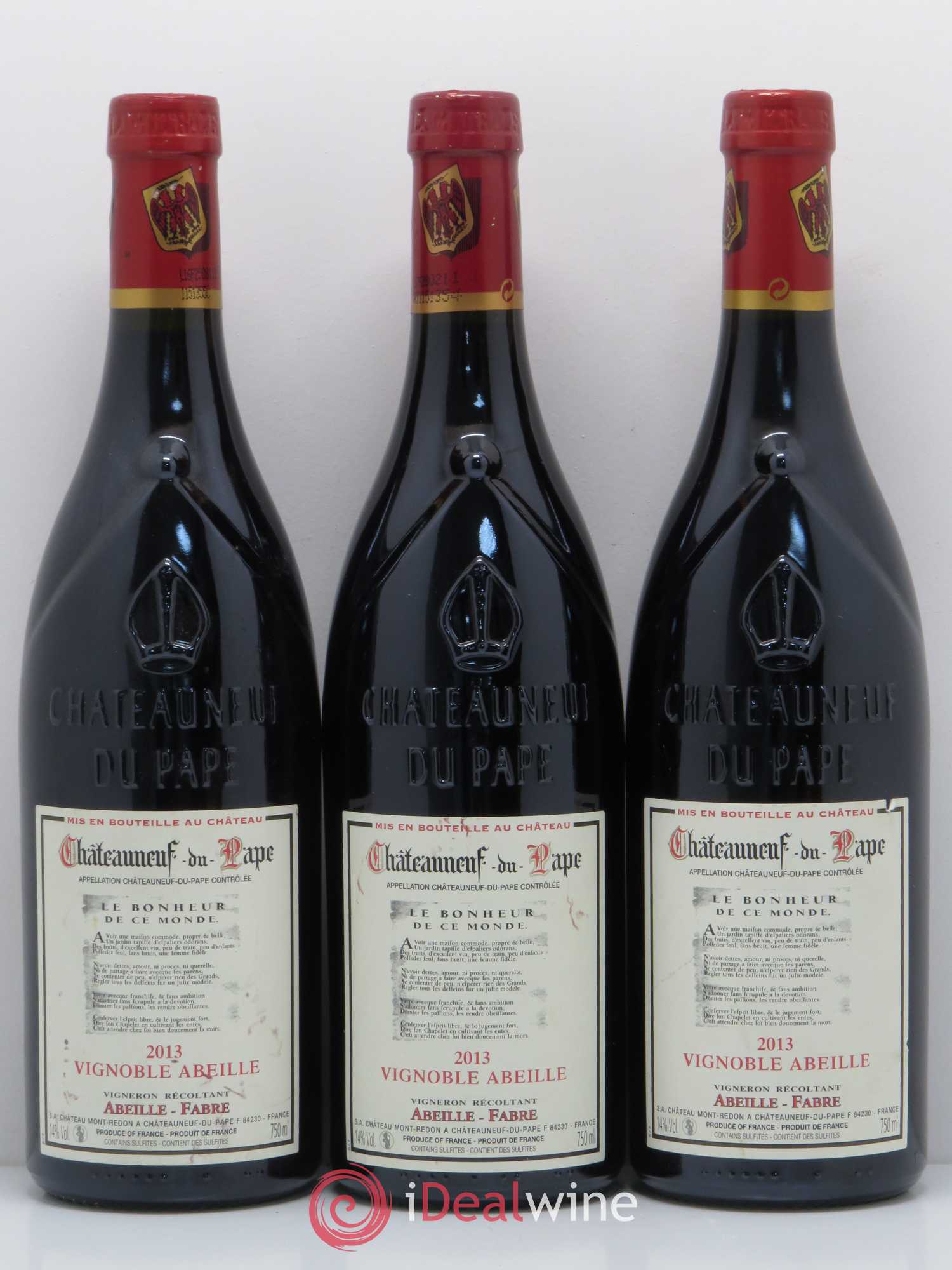 Châteauneuf-du-Pape Vignoble Abeille 2013 - Lot de 6 bouteilles - 2