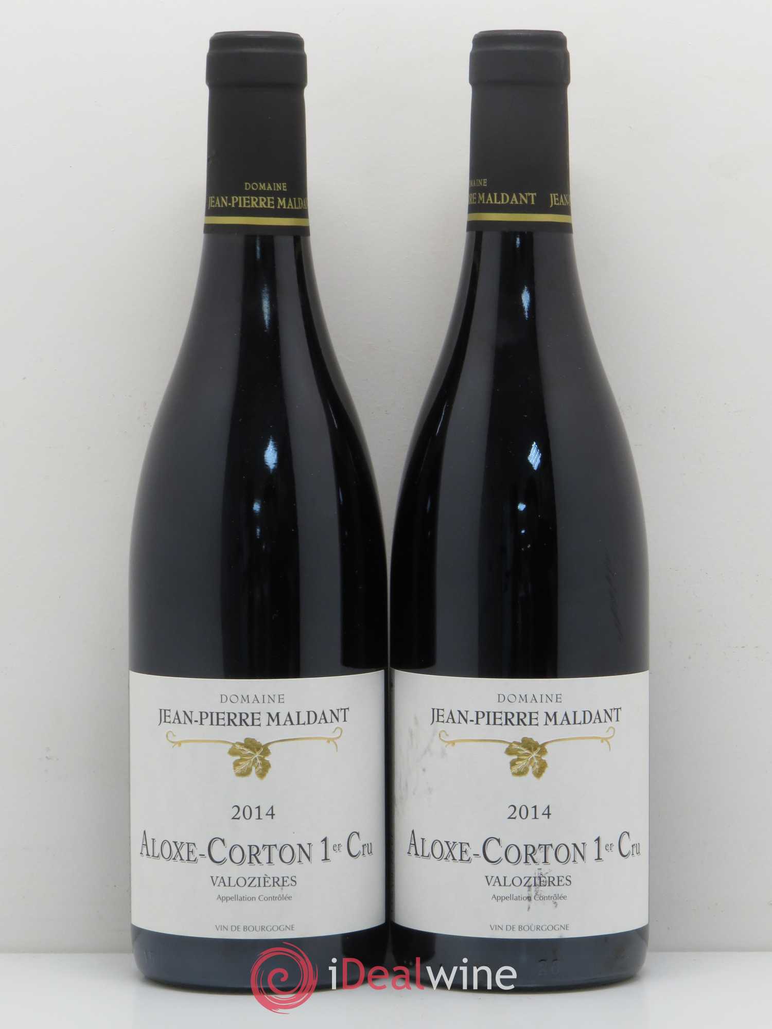 Aloxe-Corton 1er Cru Valozières Domaine Jean-Pierre Maldant 2014 - Posten von 2 Flaschen - 0