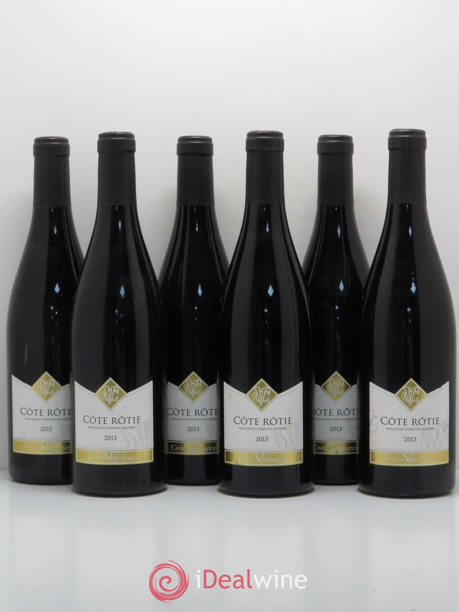 Côte-Rôtie Cave de la Visitation 2013 - Posten von 6 Flaschen - 0