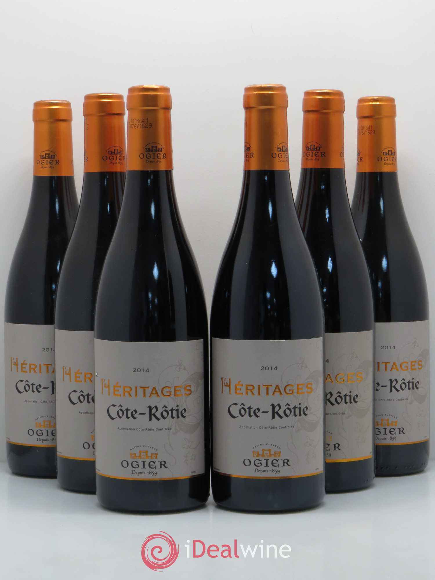 Côte-Rôtie Stéphane Ogier Héritages 2014 - Lot de 6 bouteilles - 0