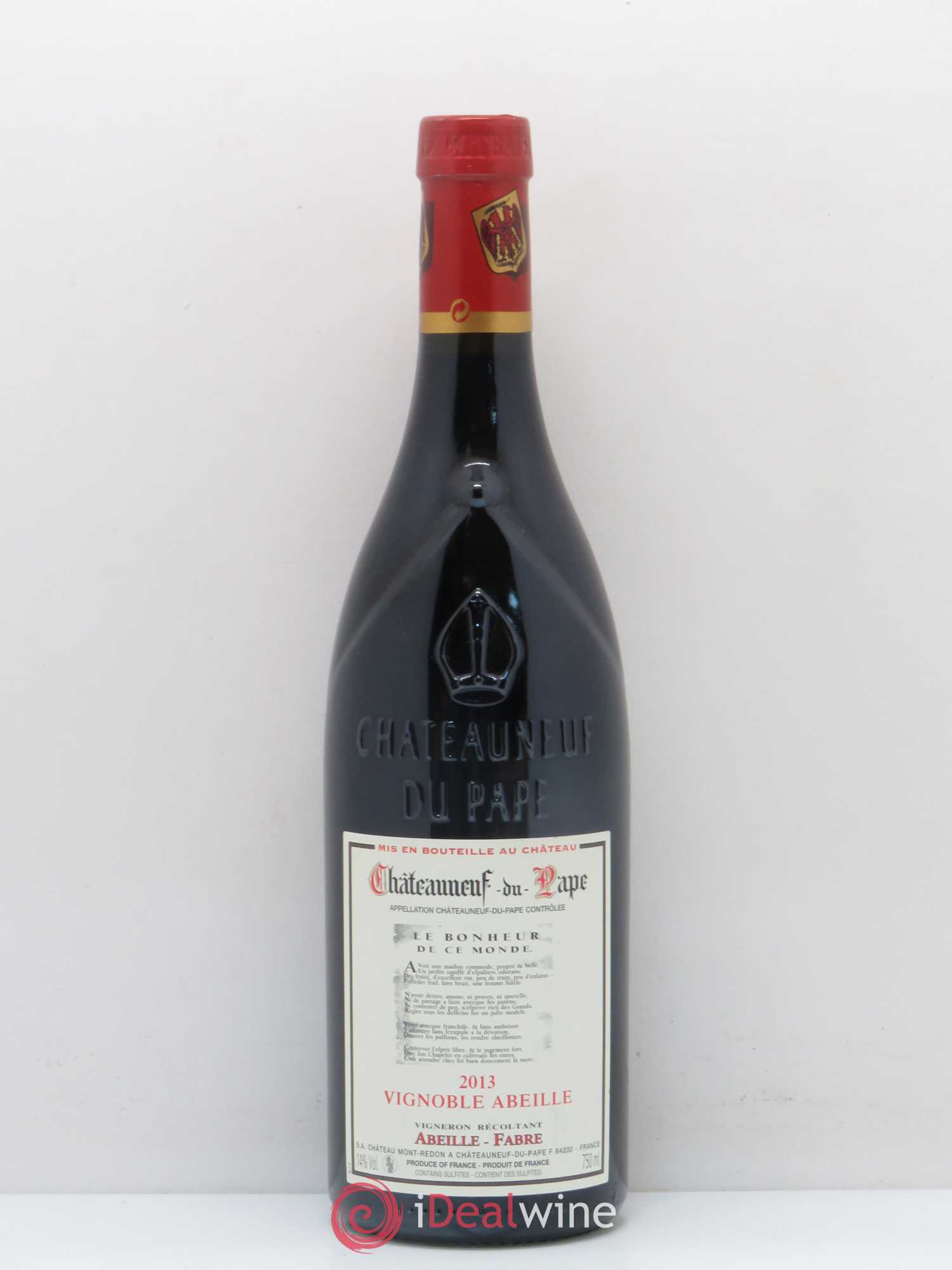 Châteauneuf-du-Pape Vignoble Abeille 2013 - Posten von 1 Flasche - 0