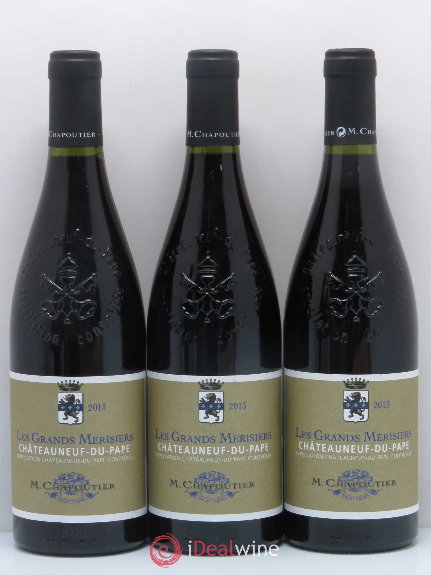 Châteauneuf-du-Pape Les Grands Merisiers Chapoutier 2013 - Posten von 6 Flaschen - 1
