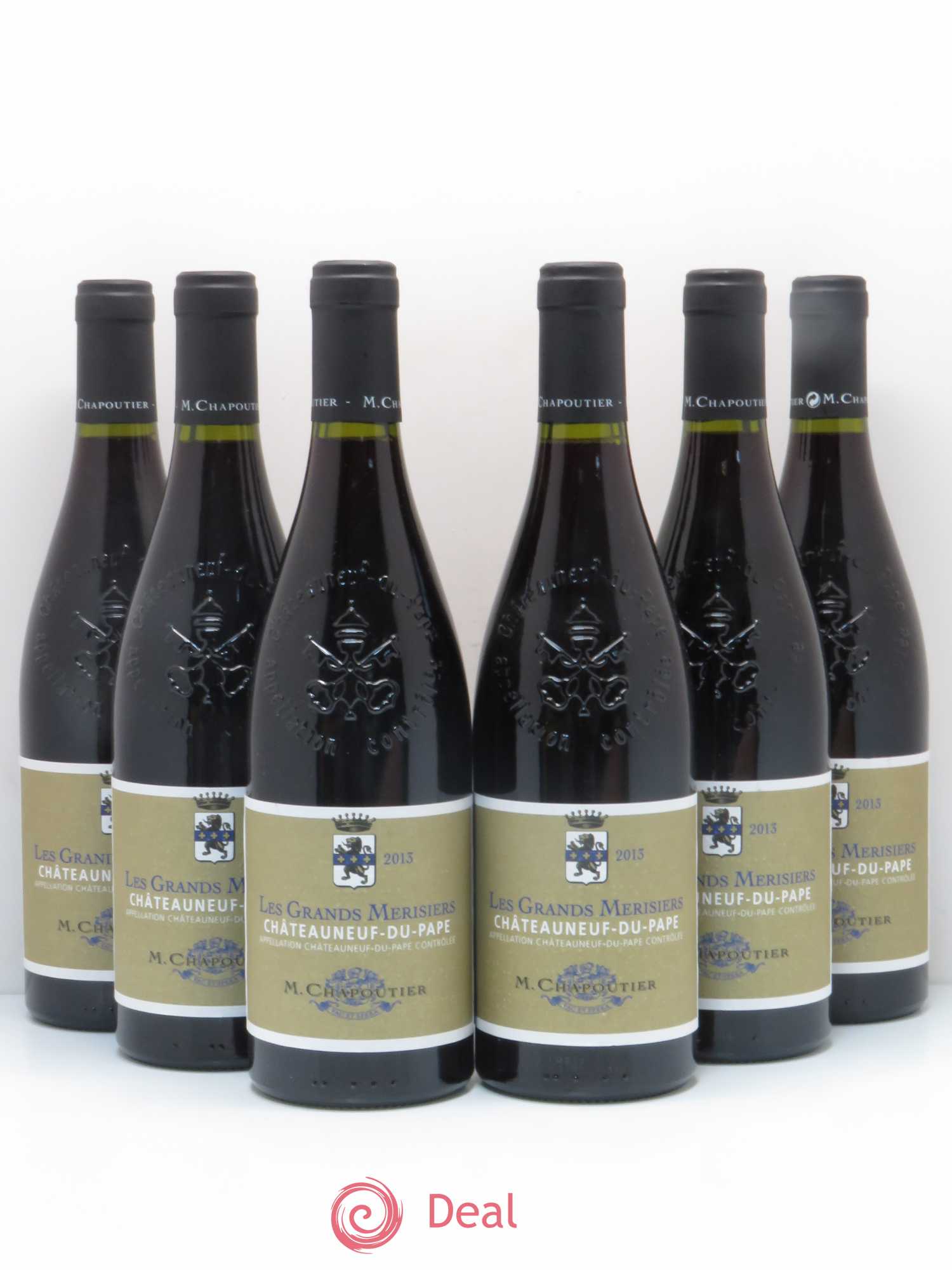 Châteauneuf-du-Pape Les Grands Merisiers Chapoutier 2013 - Posten von 6 Flaschen - 0