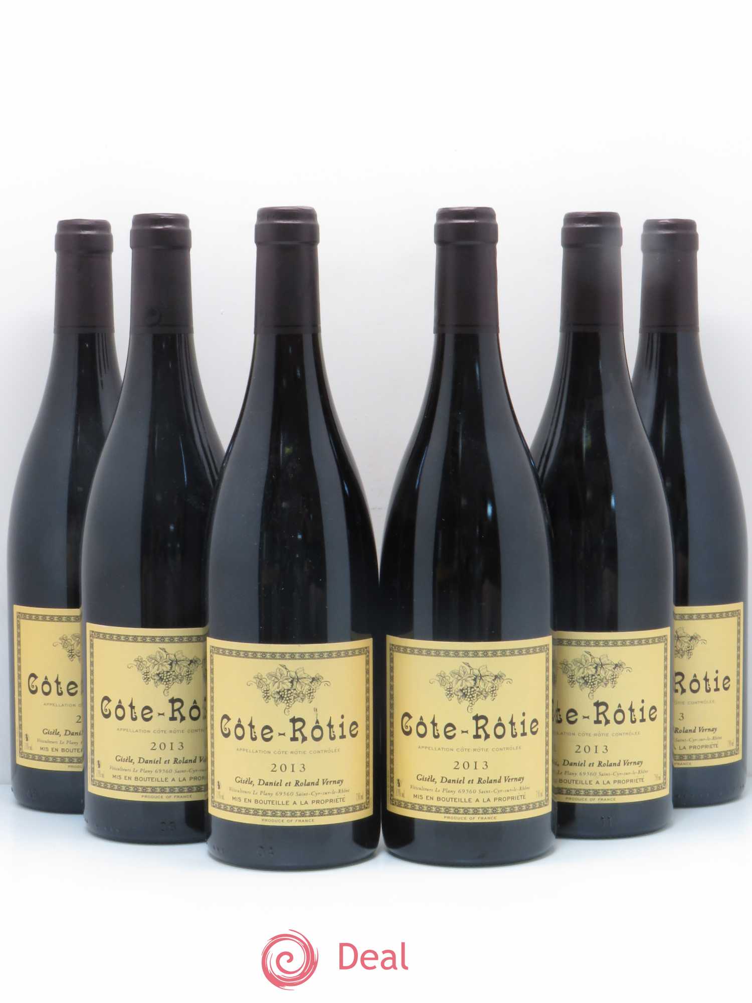 Côte-Rôtie Gisèle Vernay 2013 - Posten von 6 Flaschen - 0