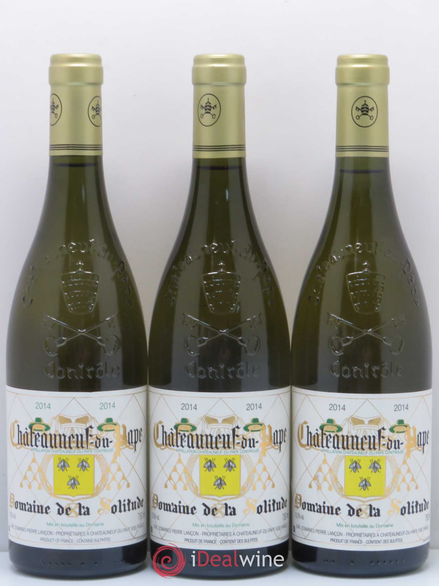 Châteauneuf-du-Pape Domaine de la solitude 2014 - Posten von 6 Flaschen - 2