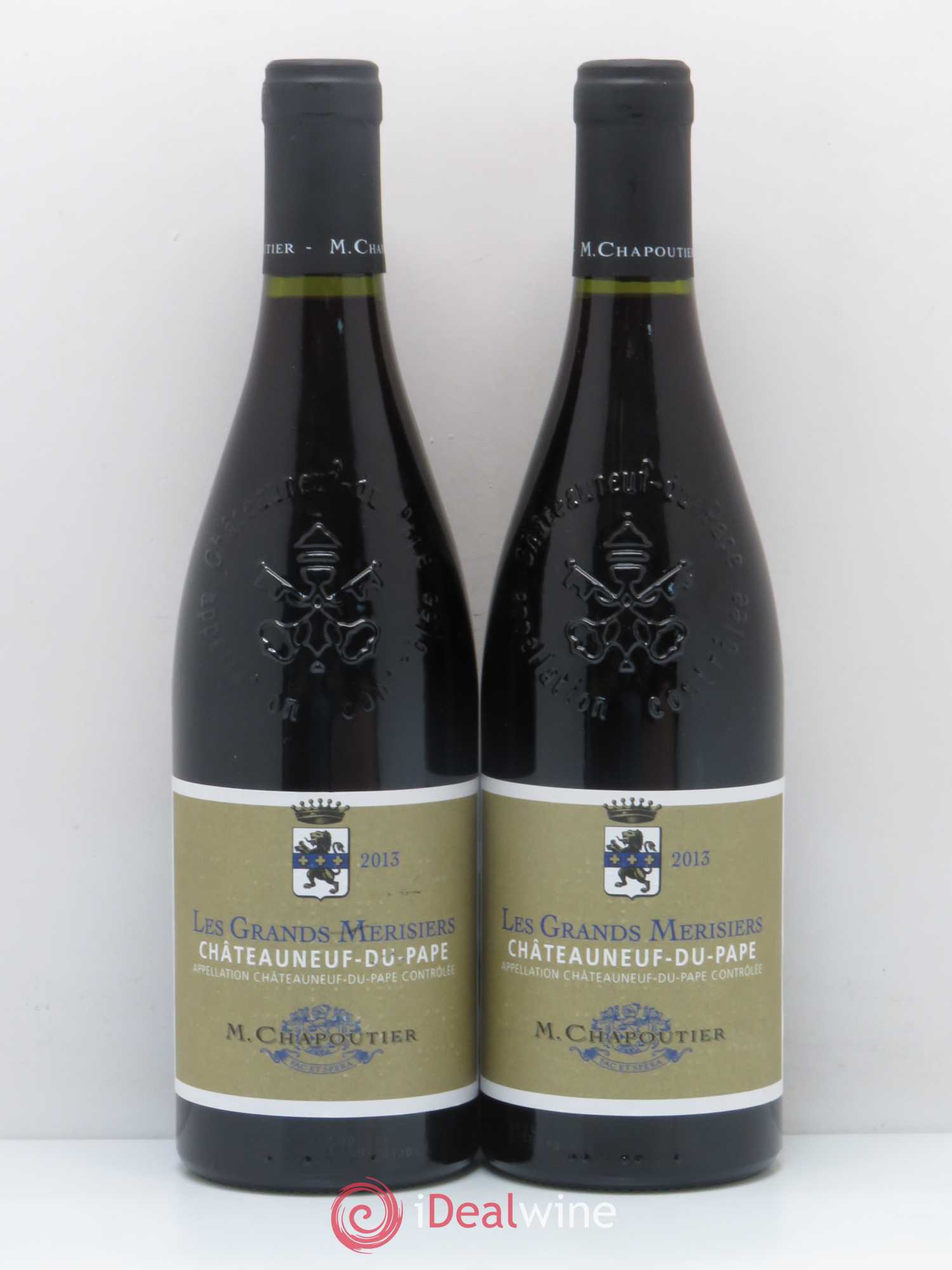Châteauneuf-du-Pape les Grands Merisiers (sans prix de réserve) 2013 - Posten von 2 Flaschen - 0
