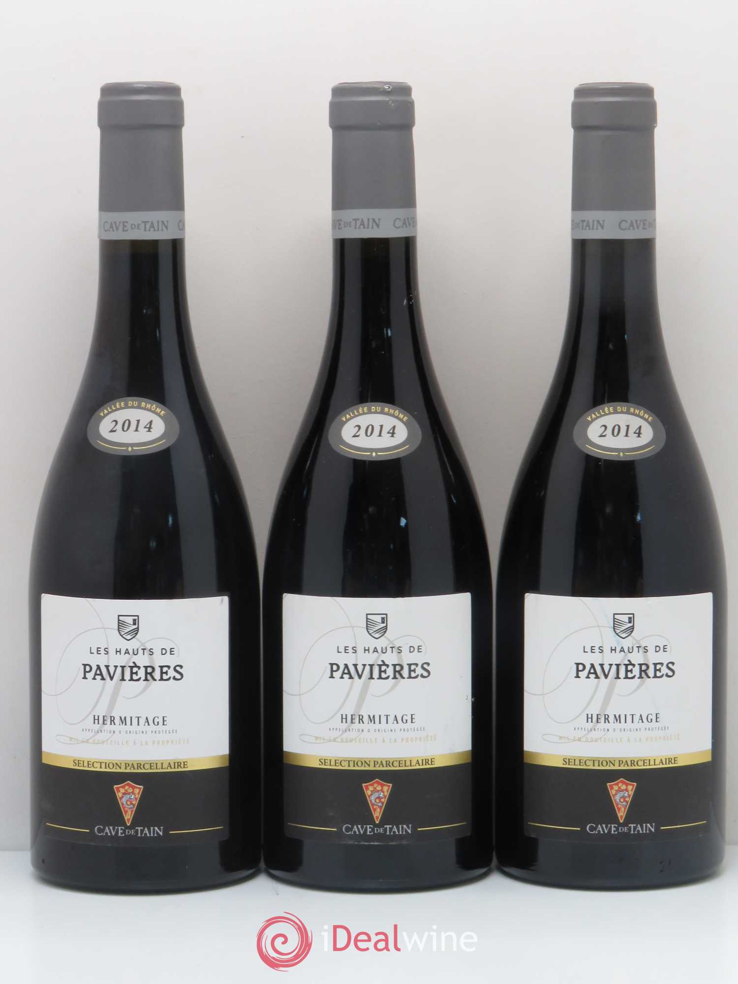 Hermitage Les Hauts de Pavières Cave de Tain 2014 - Posten von 3 Flaschen - 0