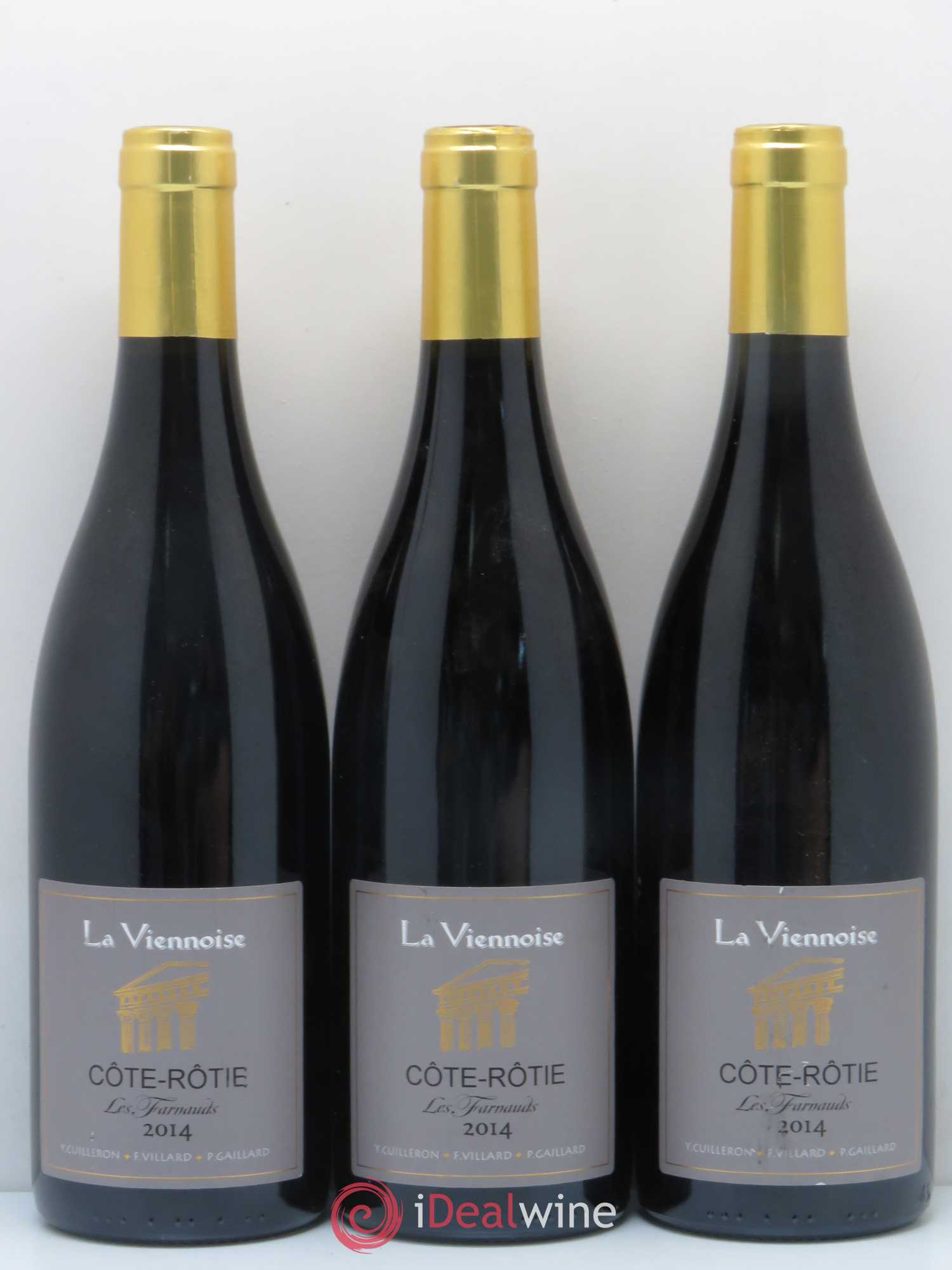 Côte-Rôtie Les Farnauds La Viennoise (sans prix de réserve) 2014 - Posten von 6 Flaschen - 2