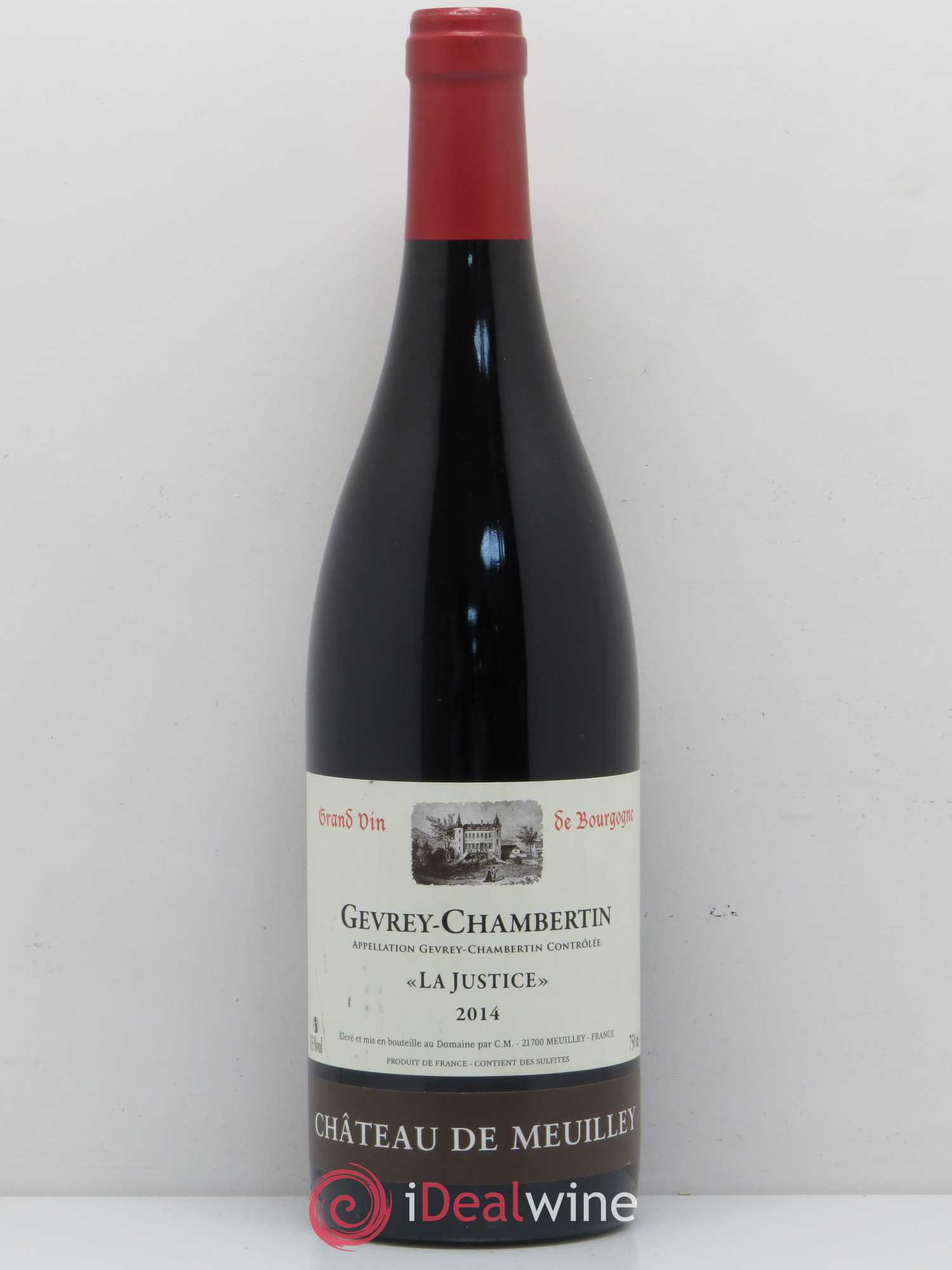 Gevrey-Chambertin La Justice Château de Meuilley 2014 - Posten von 1 Flasche - 0
