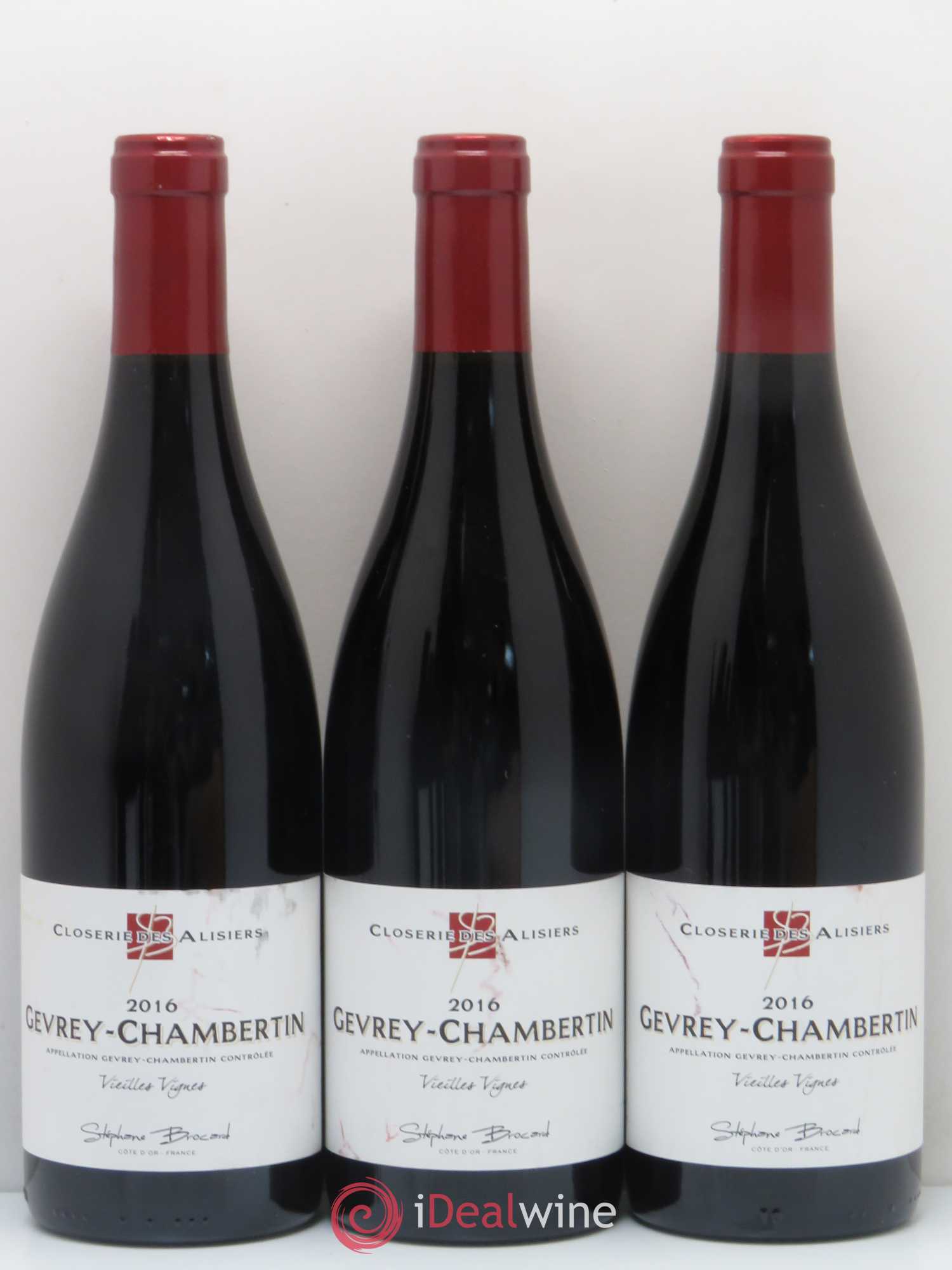 Gevrey-Chambertin Vieilles Vignes Closerie Des Alisiers Stéphance Brocard 2016 - Posten von 6 Flaschen - 1