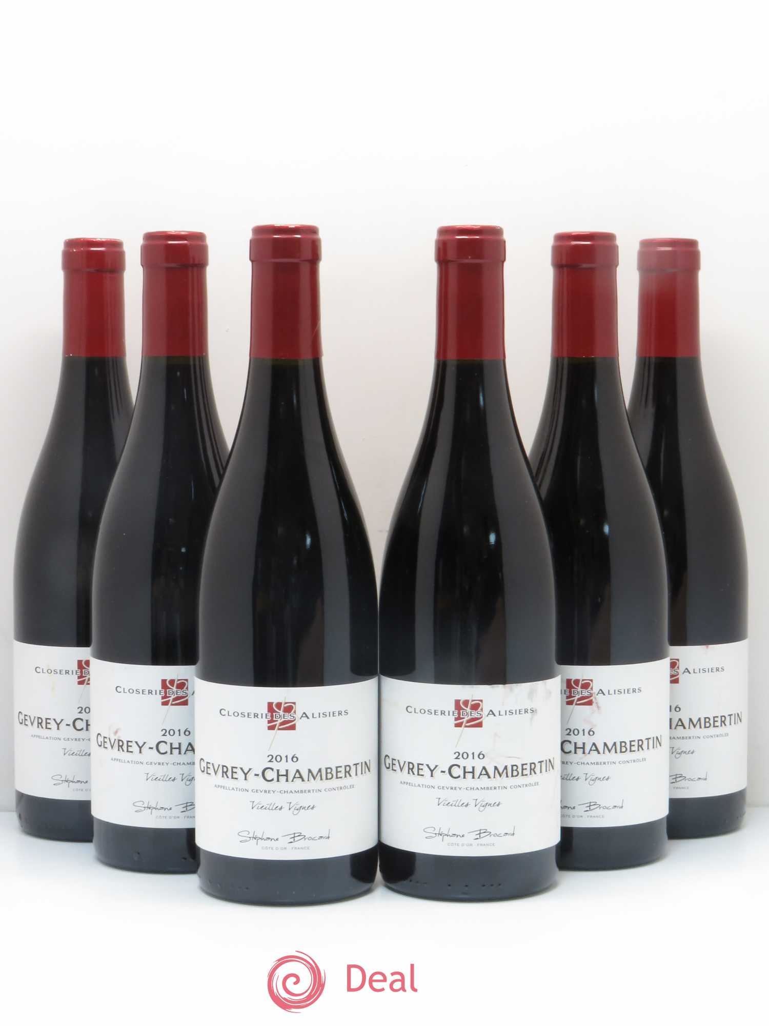 Gevrey-Chambertin Vieilles Vignes Closerie Des Alisiers Stéphance Brocard 2016 - Posten von 6 Flaschen - 0