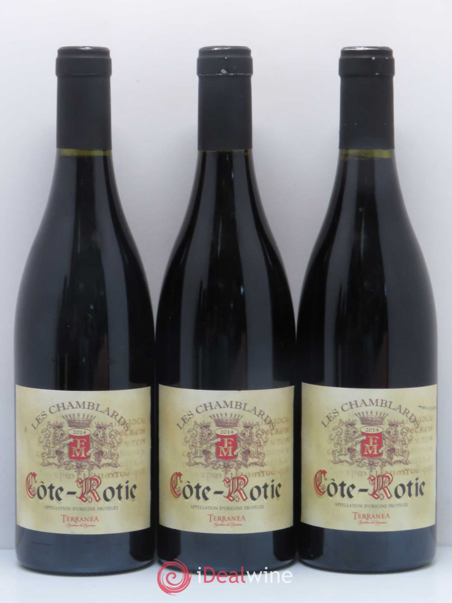 Côte-Rôtie Les Chamblards Terranea (sans prix de réserve) 2014 - Lot de 5 bouteilles - 1