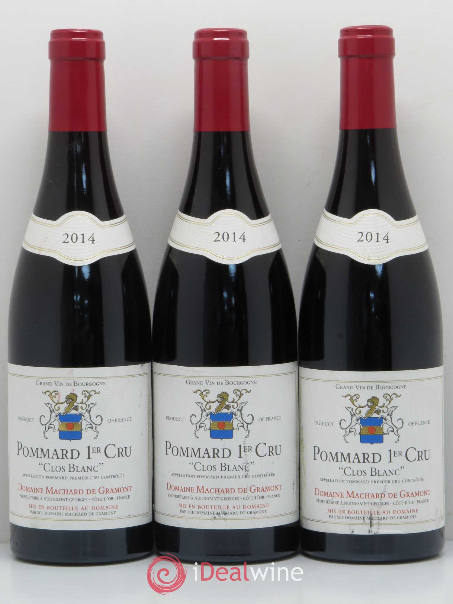 Pommard 1er Cru Clos Blanc Machard de Gramont 2014 - Posten von 3 Flaschen - 0