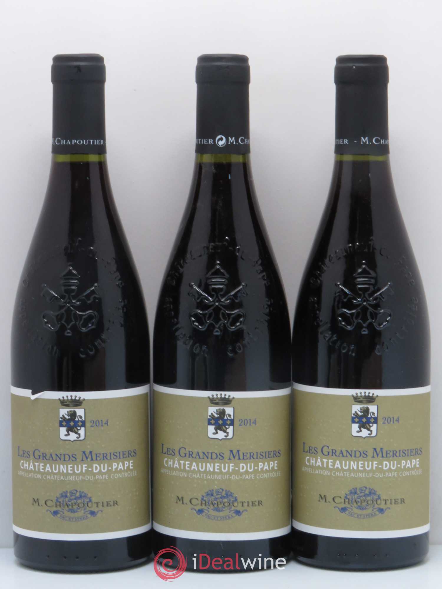 Châteauneuf-du-Pape Les Grands Merisiers Chapoutier 2014 - Posten von 6 Flaschen - 1