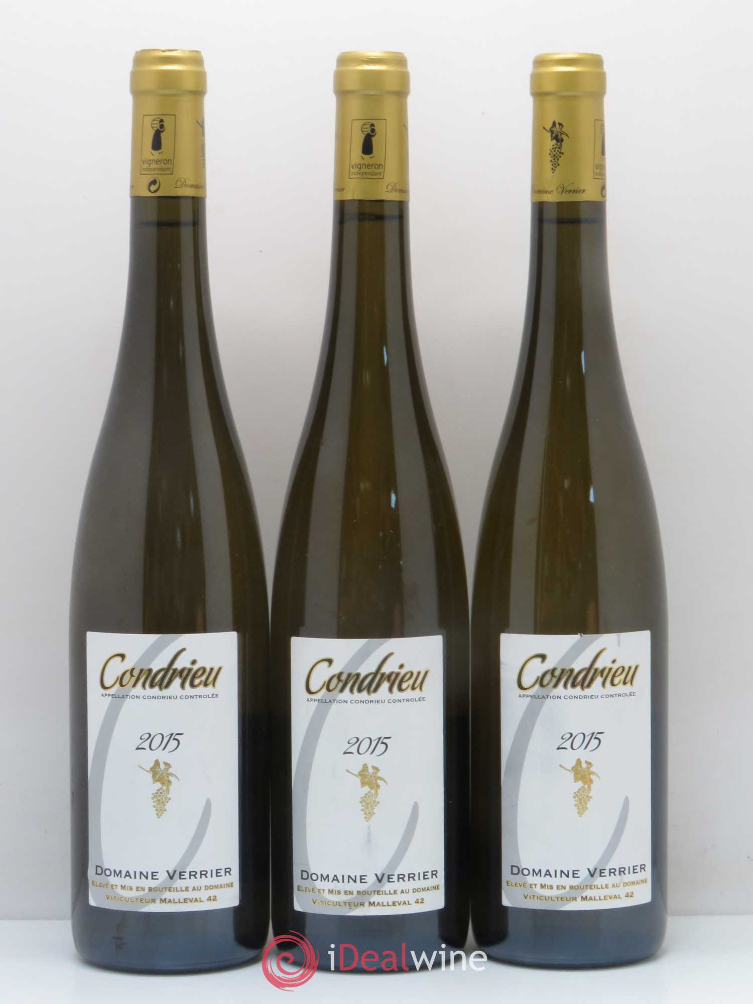 Condrieu Domaine Verrier (sans prix de réserve) 2015 - Posten von 6 Flaschen - 2