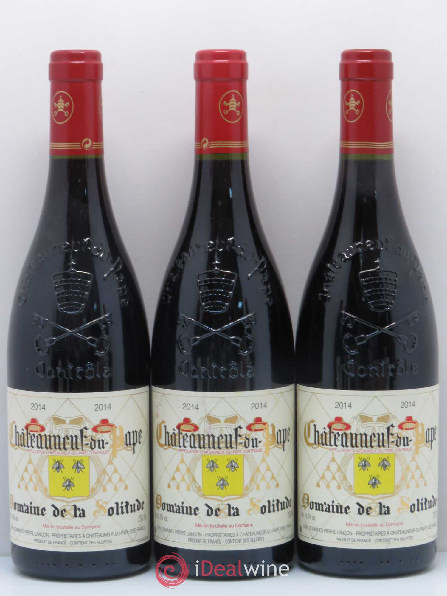 Châteauneuf-du-Pape Domaine de la solitude 2014 - Posten von 6 Flaschen - 1